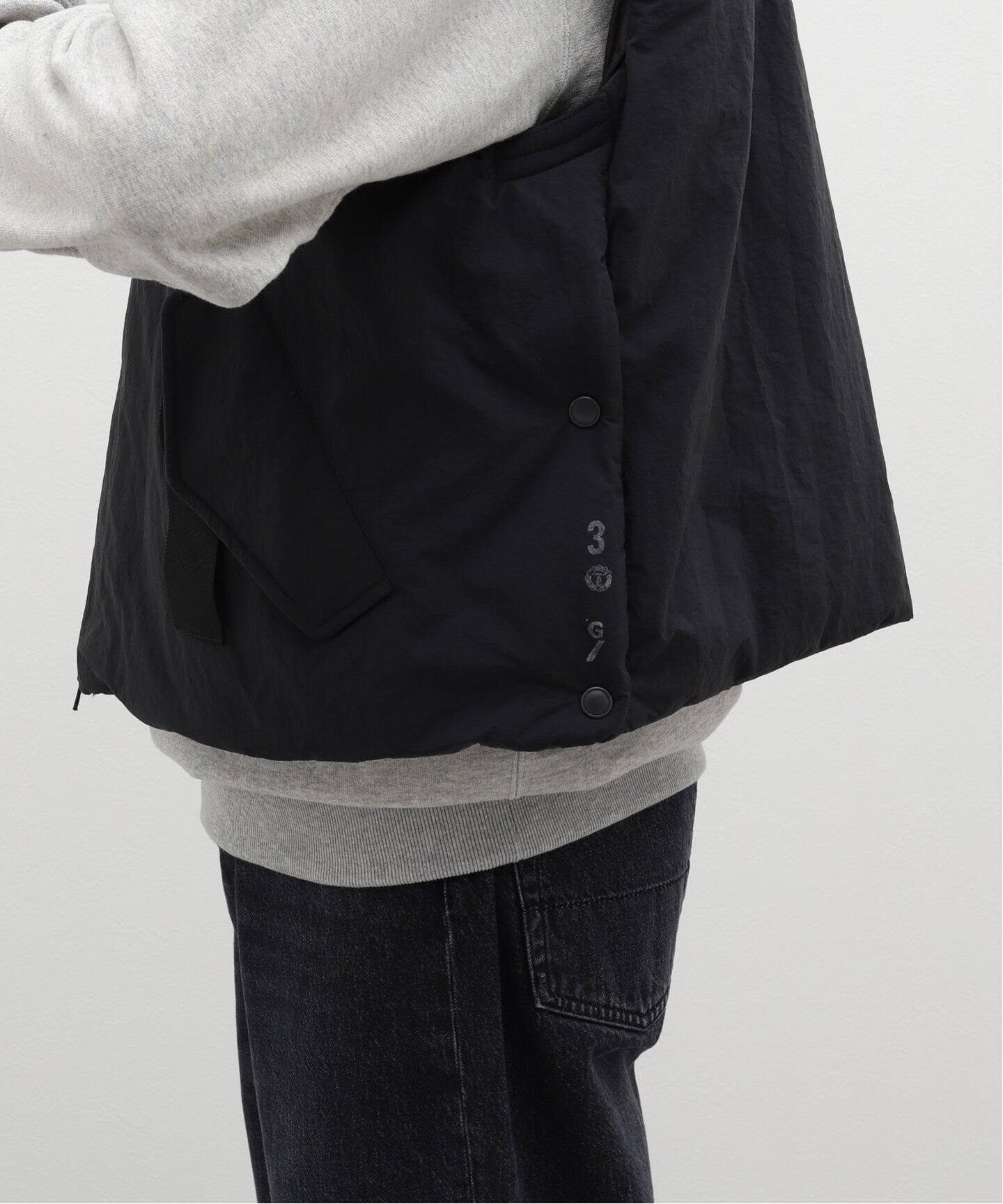 で*そ様 Gurank Padded vest ブラック グランク ベスト 中綿 Gurank Padded vest ブラック グランク ベスト 中綿