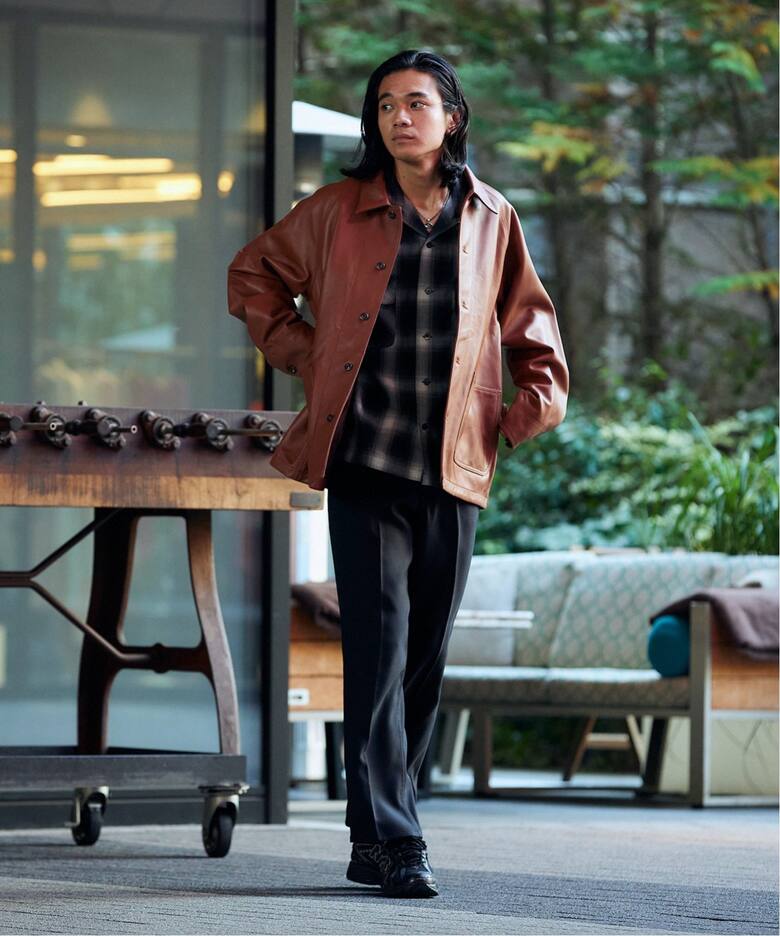 Schott / ショット】別注 レザーカバーオール（レザージャケット 
