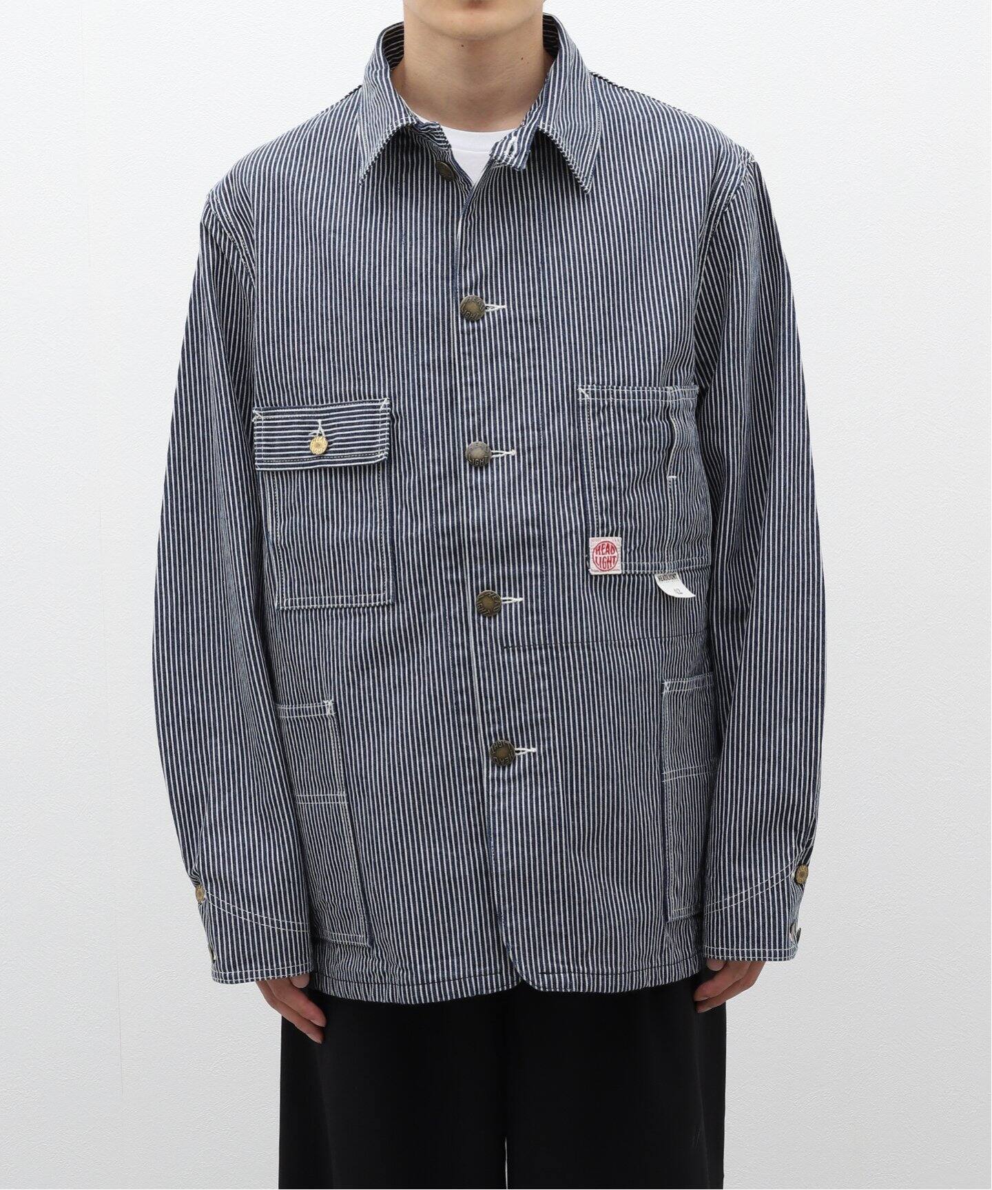 HEADLIGHT 11oz. HICKORY STRIPE WORK COAT（カバーオール）｜JOURNAL 