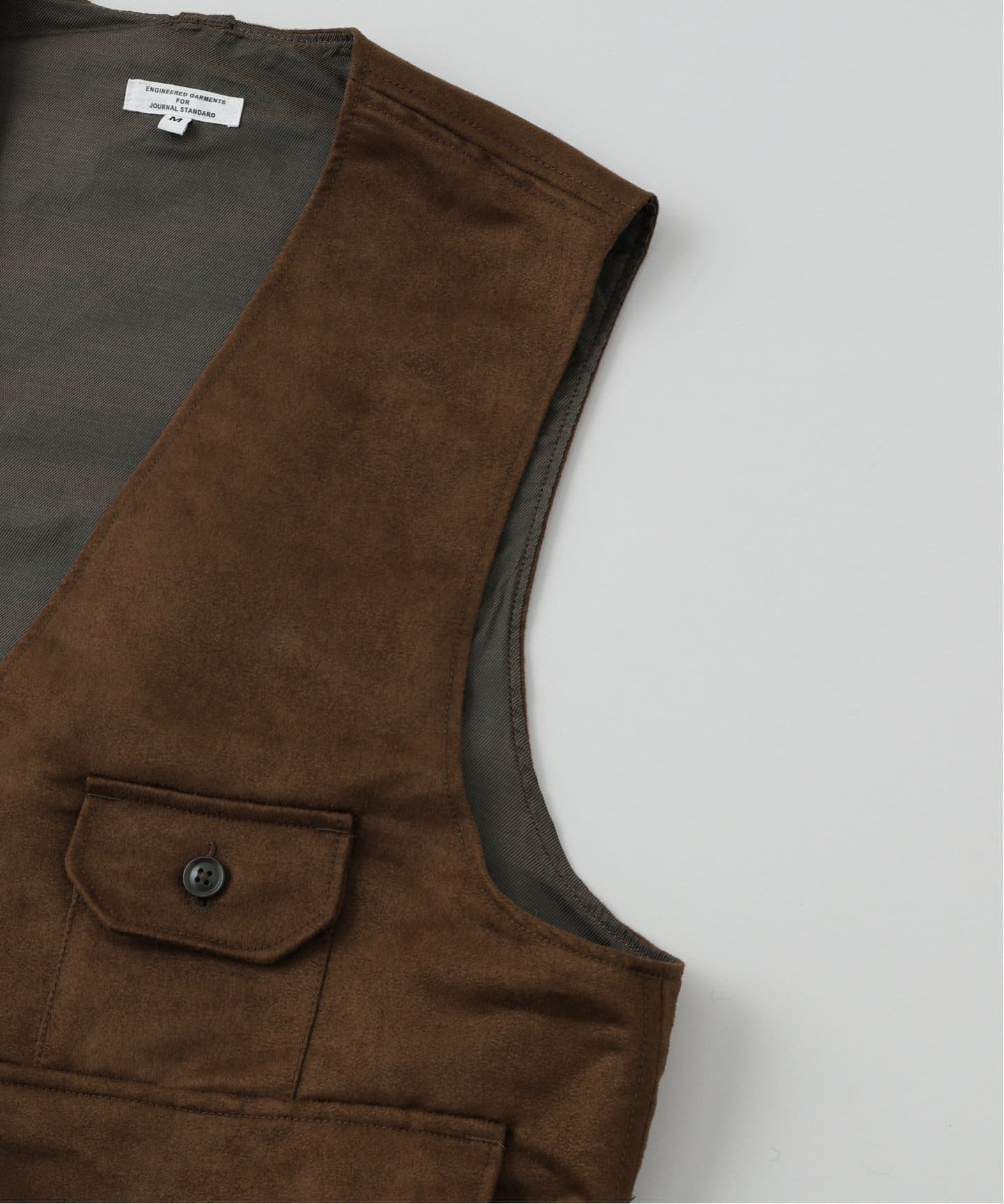 ENGINEERED GARMENTS for JOURNAL STANDARD Fowl Vest - Polyester