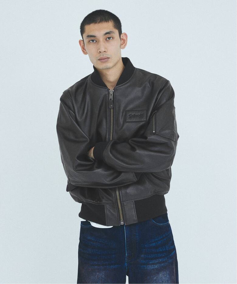 SCHOTT / ショット 別注 レザーMA-1（レザージャケット）｜JOURNAL  