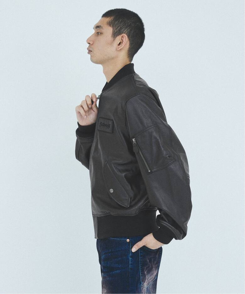 SCHOTT / ショット 別注 レザーMA-1（レザージャケット）｜JOURNAL 
