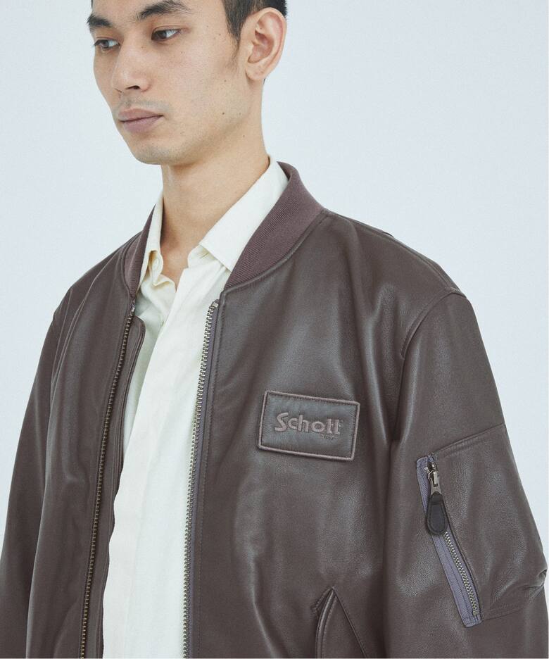 SCHOTT / ショット 別注 レザーMA-1（レザージャケット）｜JOURNAL 