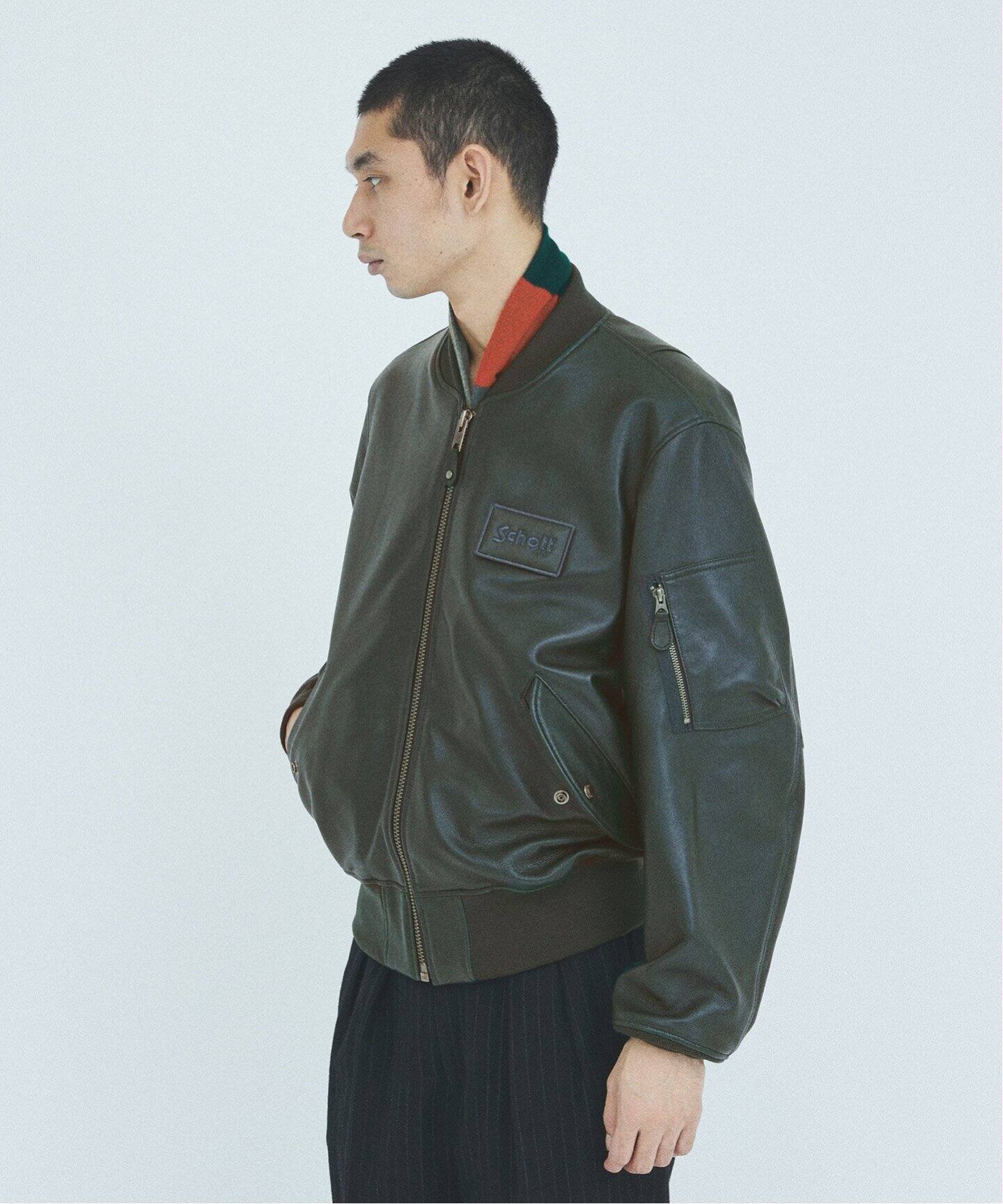 SCHOTT / ショット 別注 レザーMA-1（レザージャケット）｜JOURNAL 
