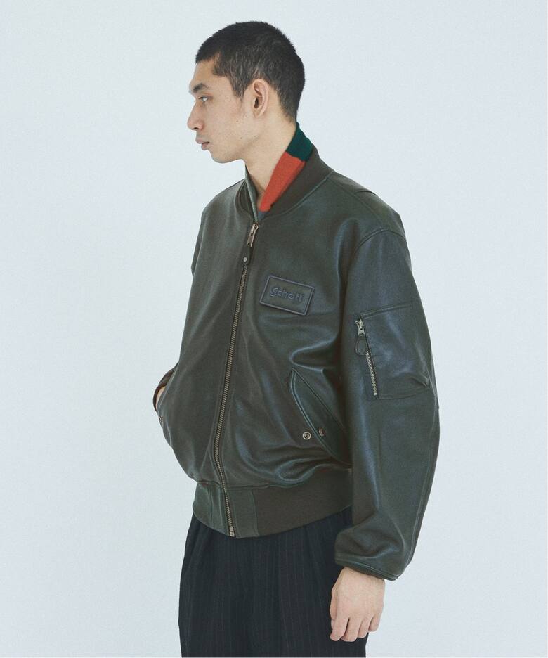 SCHOTT / ショット 別注 レザーMA-1（レザージャケット）｜JOURNAL  