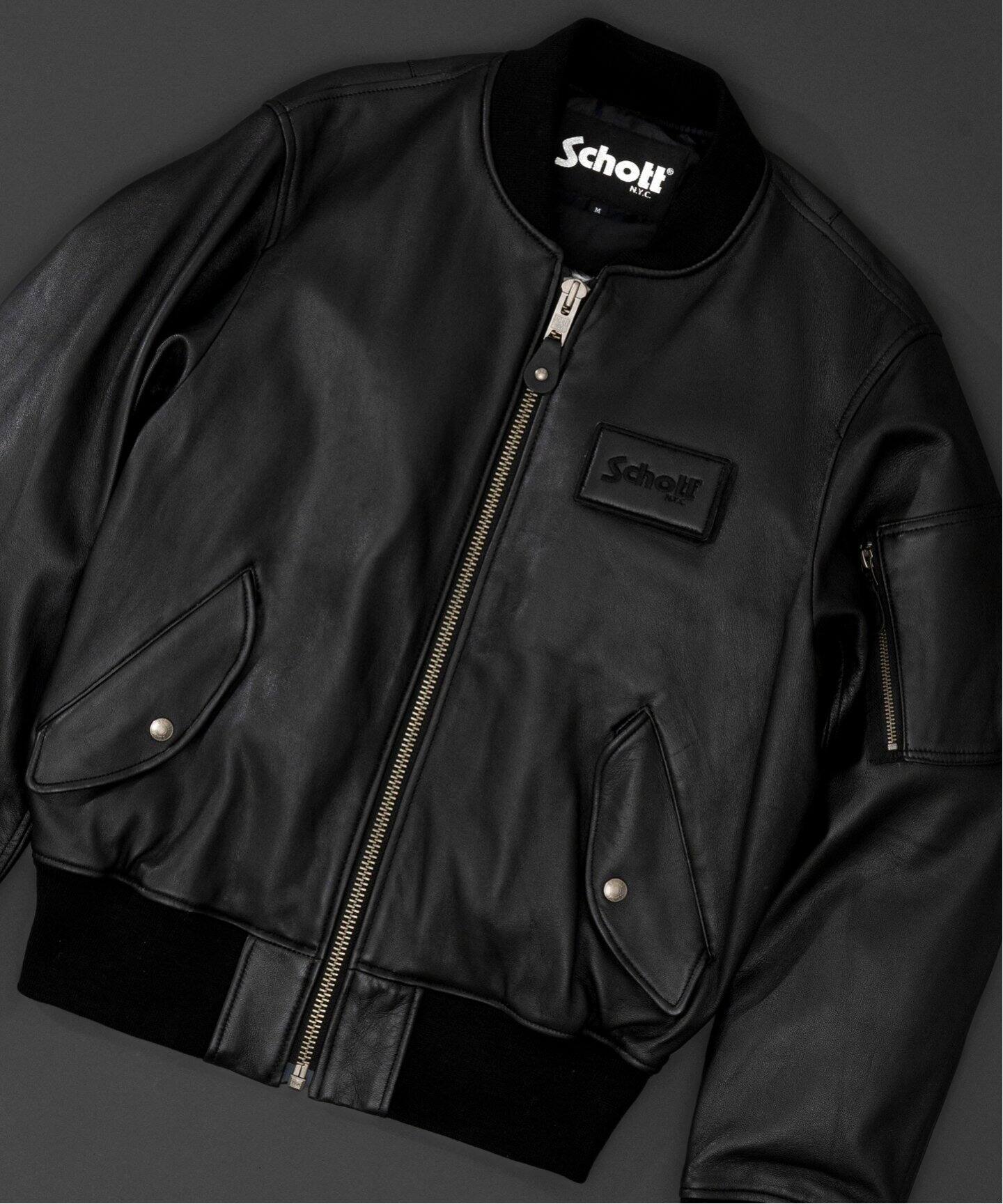 SCHOTT / ショット 別注 レザーMA-1（レザージャケット）｜JOURNAL 