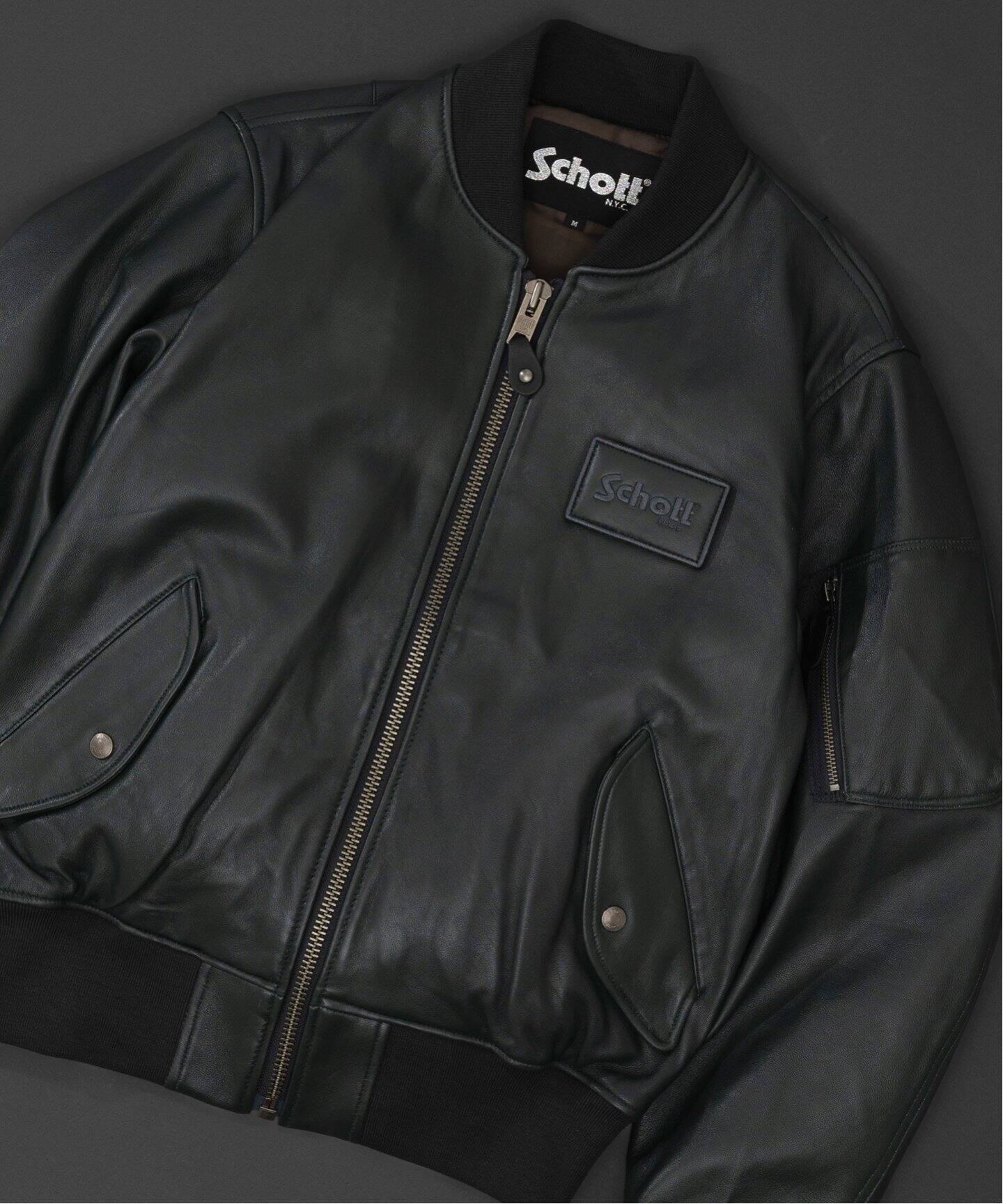 SCHOTT / ショット 別注 レザーMA-1（レザージャケット）｜JOURNAL 