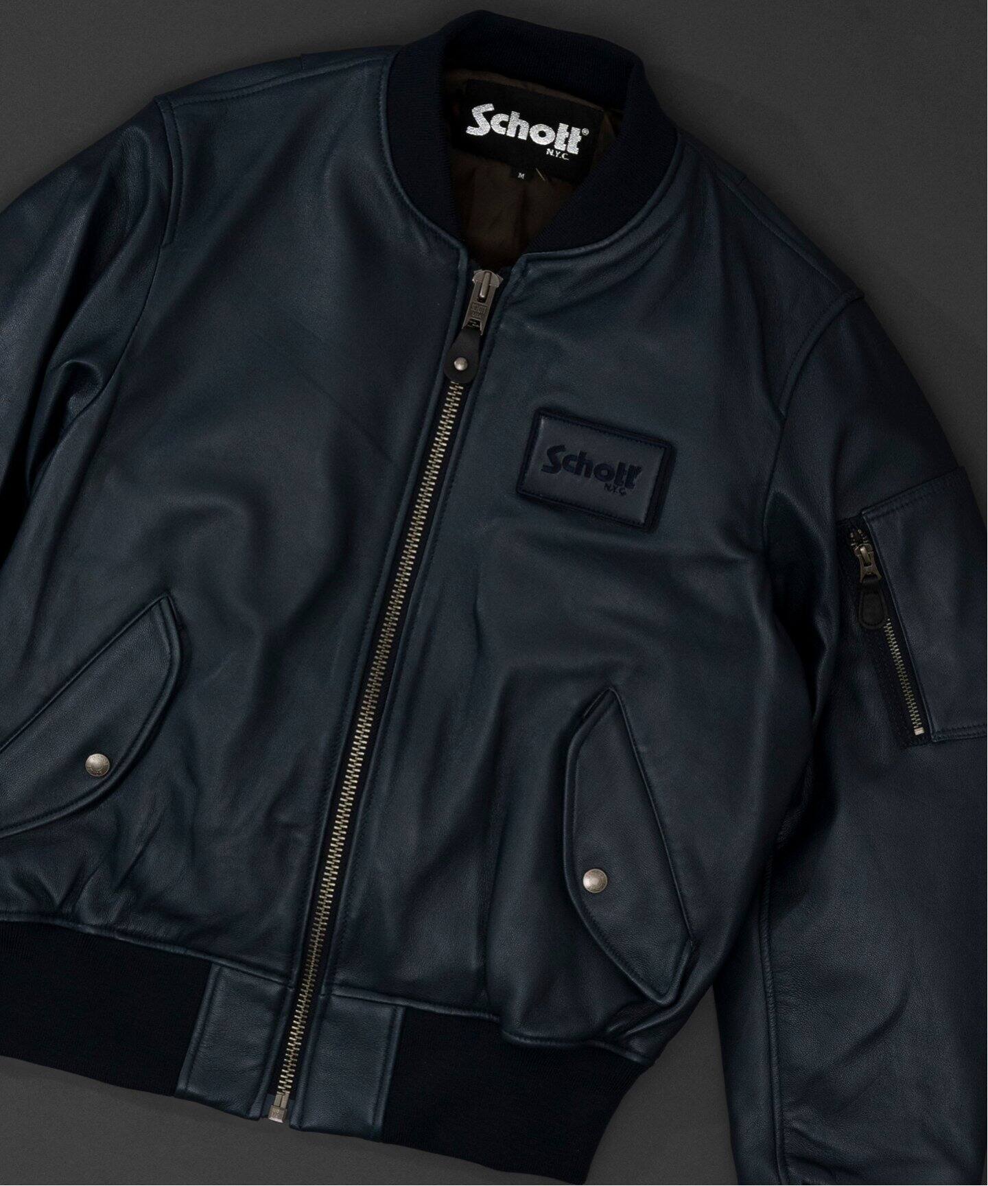 SCHOTT / ショット 別注 レザーMA-1（レザージャケット）｜JOURNAL 