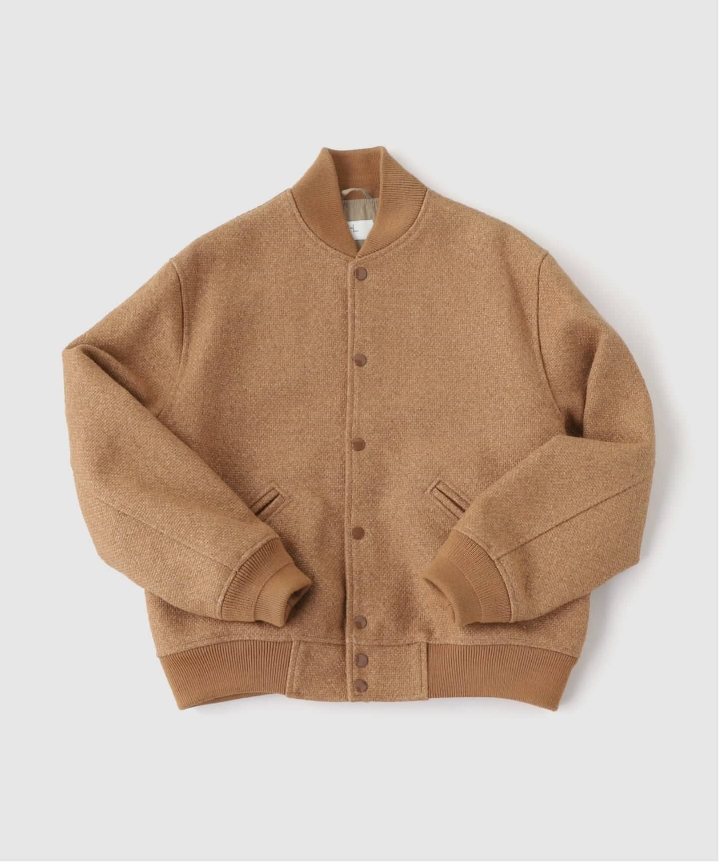 HERILL / ヘリル Cashmerelinenmat Varsityjacket（スタジャン