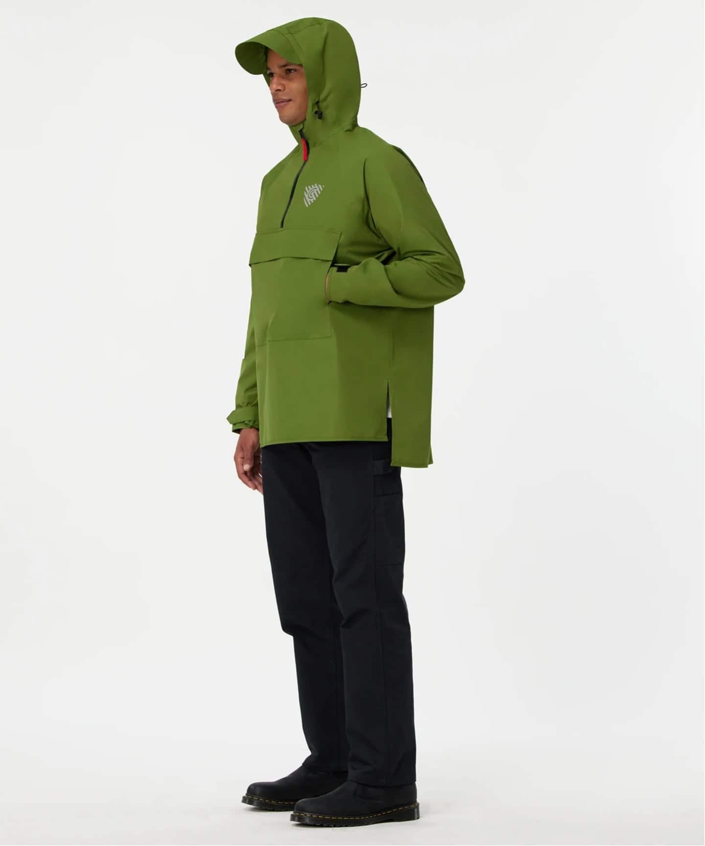 circlecircle オリーブグリーン ナイロンジャケット CLEVERHOOD / クレーバーフッド】Rover Anorak：レインコート
