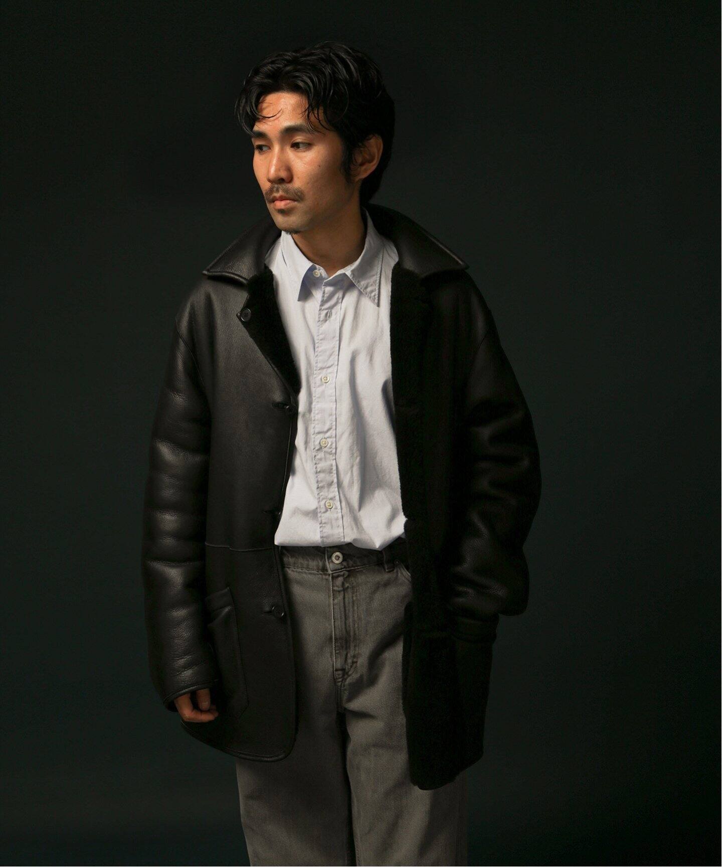 FOLL / フォル】german mouton reversible blouson（レザージャケット 