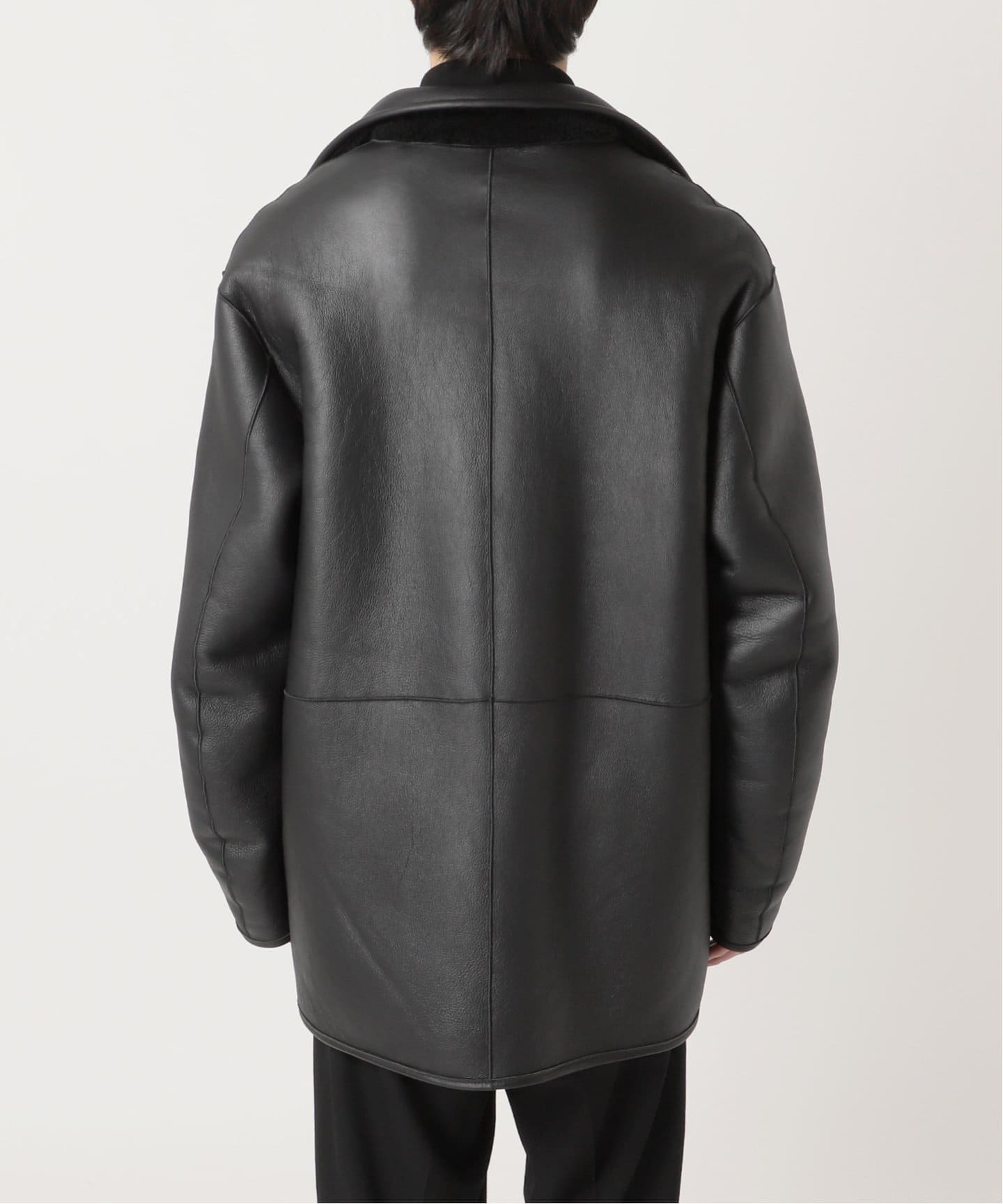 ジャケット・アウター 00's archive fur mouton jacket BLACK 00's archive fur mouton jacket BLACK レザー メンズ