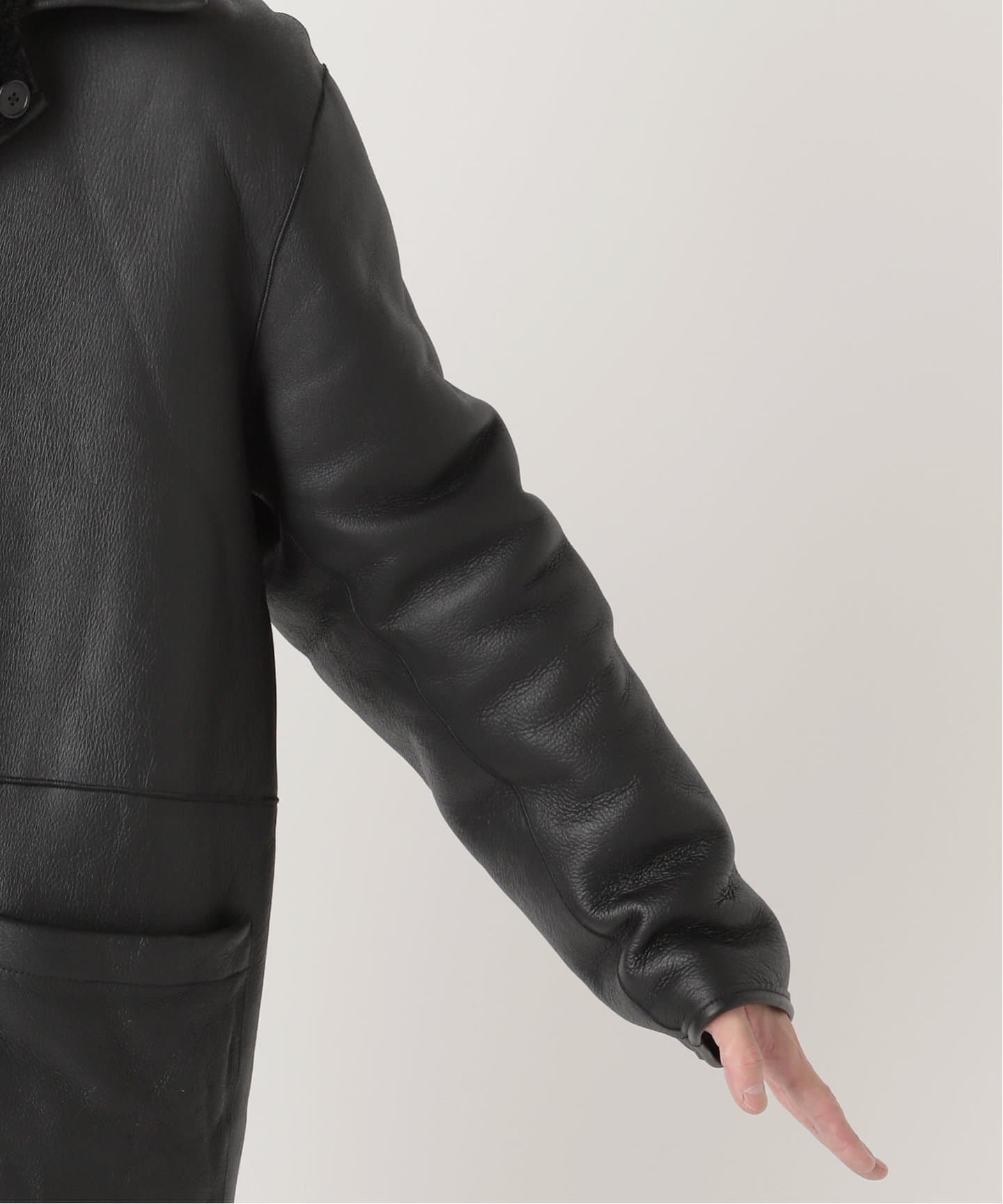 FOLL / フォル】german mouton reversible blouson（レザー