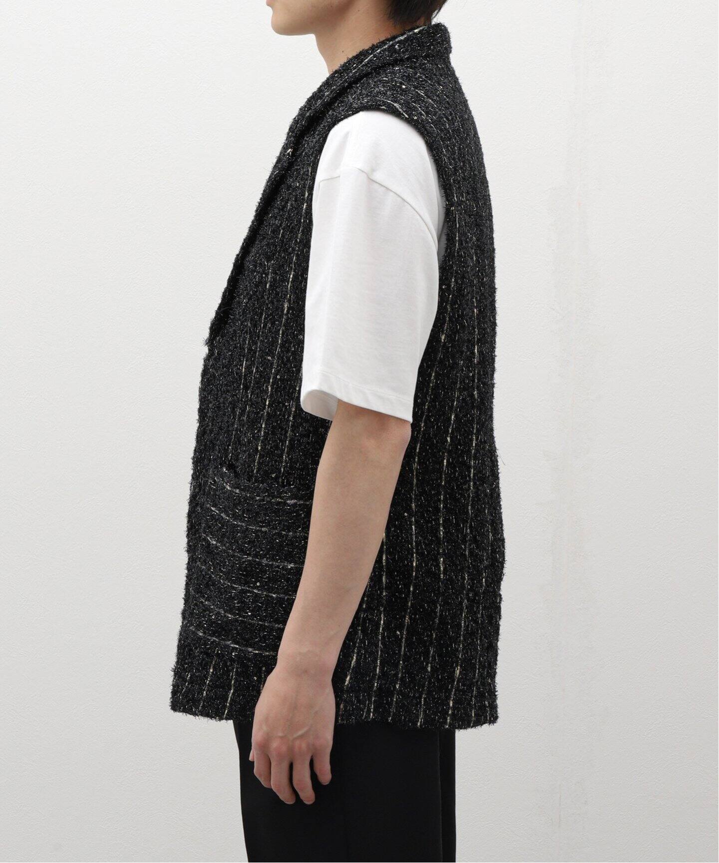 BED J.W. FORD】 Glitter Stripe vest（ベスト）｜UNFOLLOW（アン 