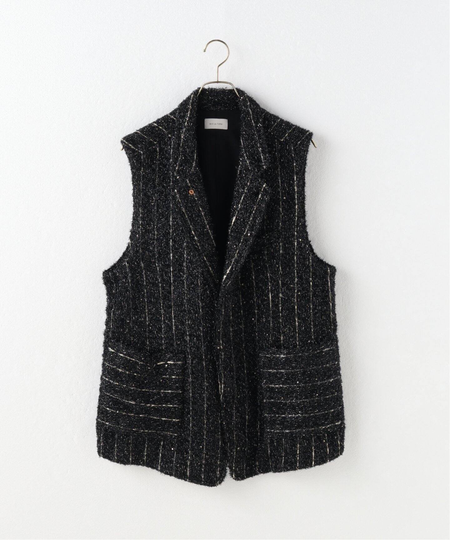 BED J.W. FORD】 Glitter Stripe vest（ベスト）｜UNFOLLOW（アン 