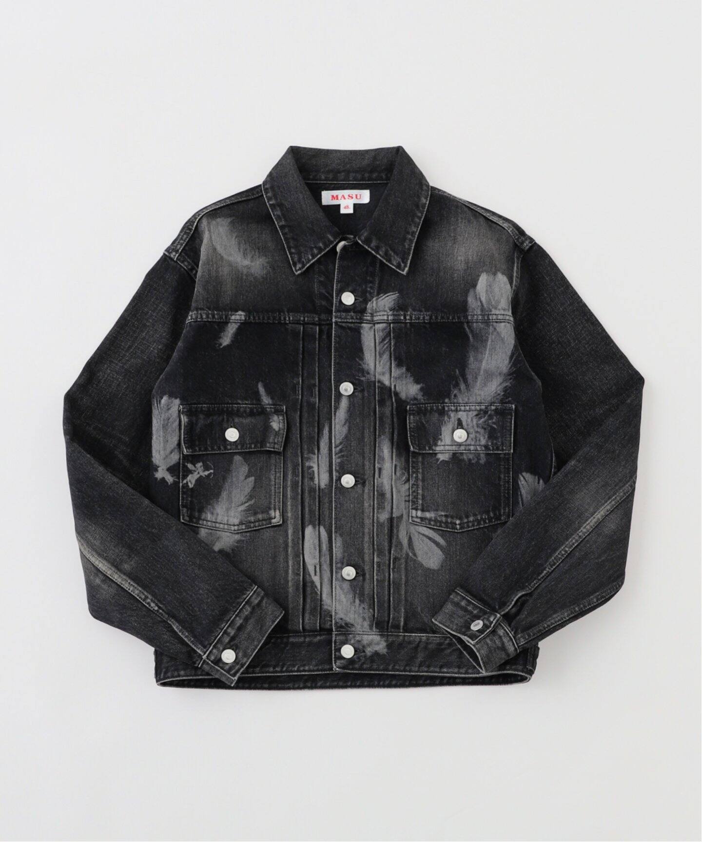 MASU / エムエーエスユー】 BOYS FEATHER DENIM JACKET（デニム 