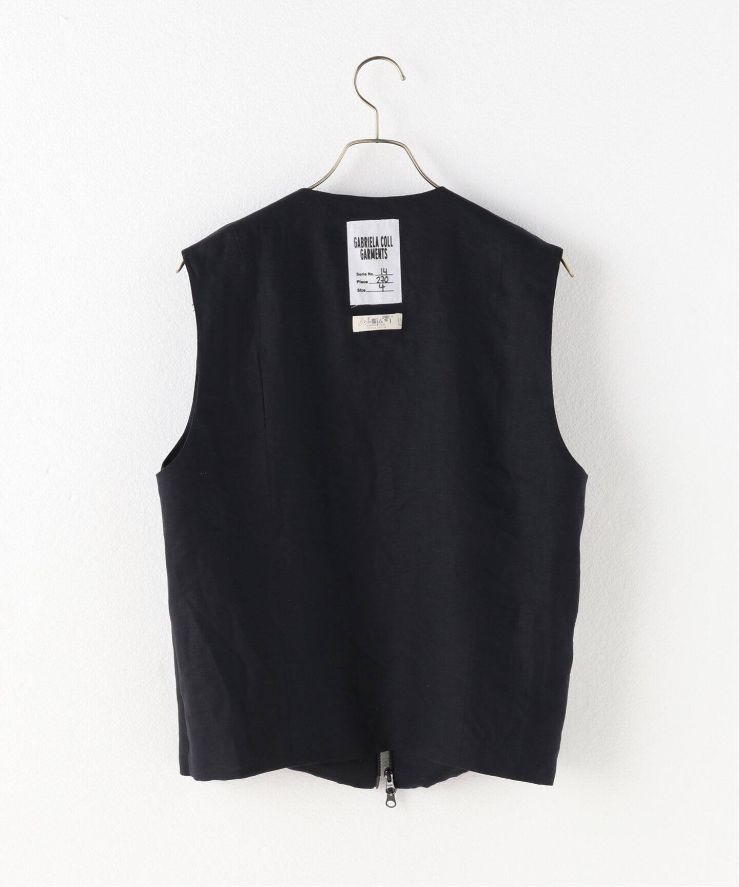 GABRIELA COLL GARMENTS / ガブリエラ コール ガーメンツ】 LINEN VEST 