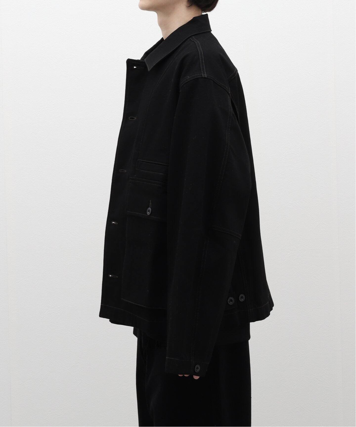 LEMAIRE ルメール　BOXY JACKET ブラック　M ジャーナルスタンダード JOURNAL STANDARD 【LEMAIRE / ルメール