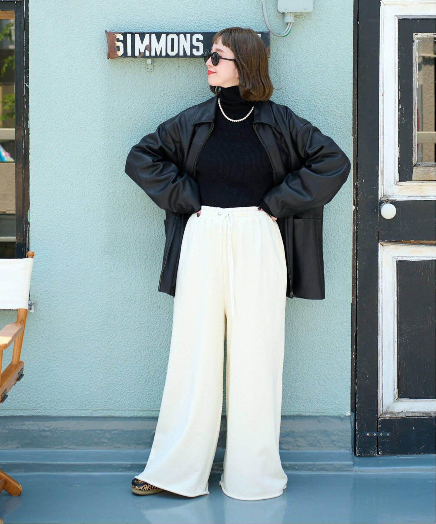 Gleamy/グリーミー フェイクレザーブルゾン（その他ブルゾン／アウター  