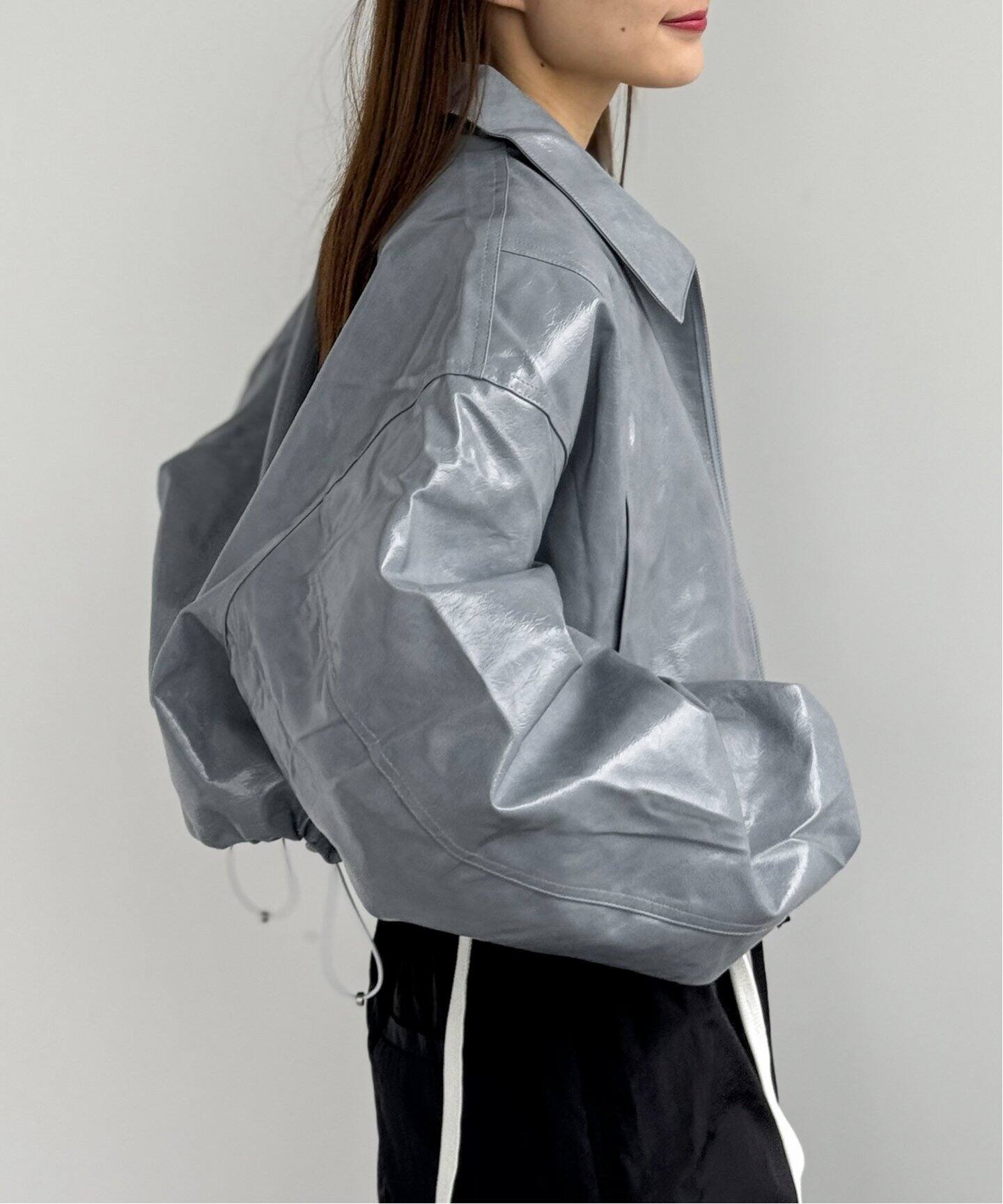 クロップエナメルブルゾン（その他ブルゾン／アウター）｜JOINT