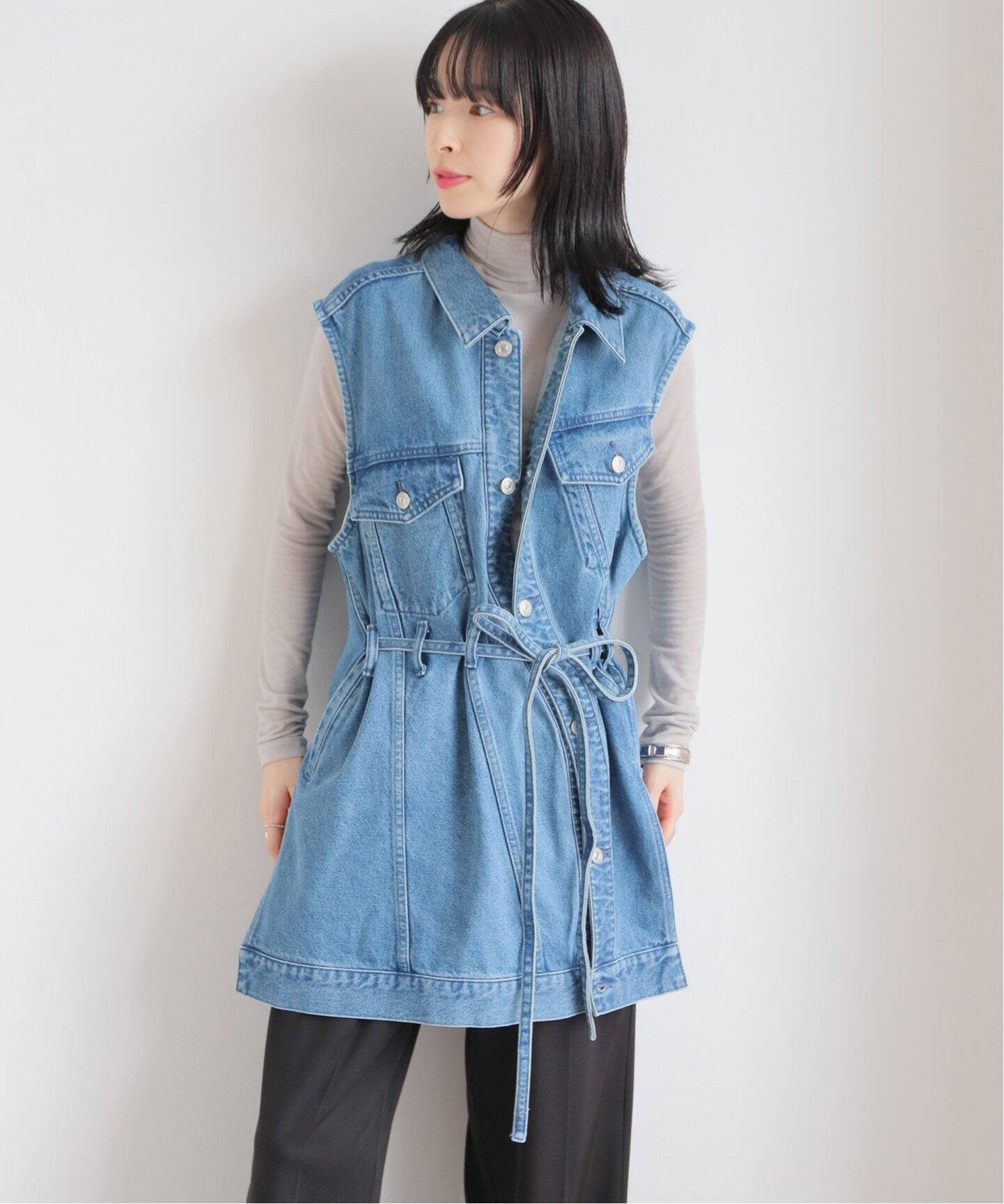 soduk / スドーク】 wave denim vest（ベスト）｜JOINT WORKS 