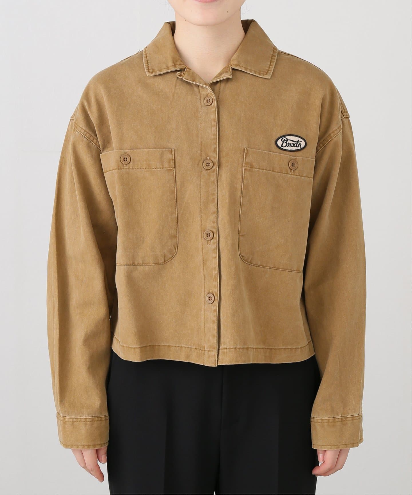 BRIXTON ブリクストン BUILDERS OVERSHIRT Amazon.com: Brixton Men's Builders Overshirt Golden Brown M