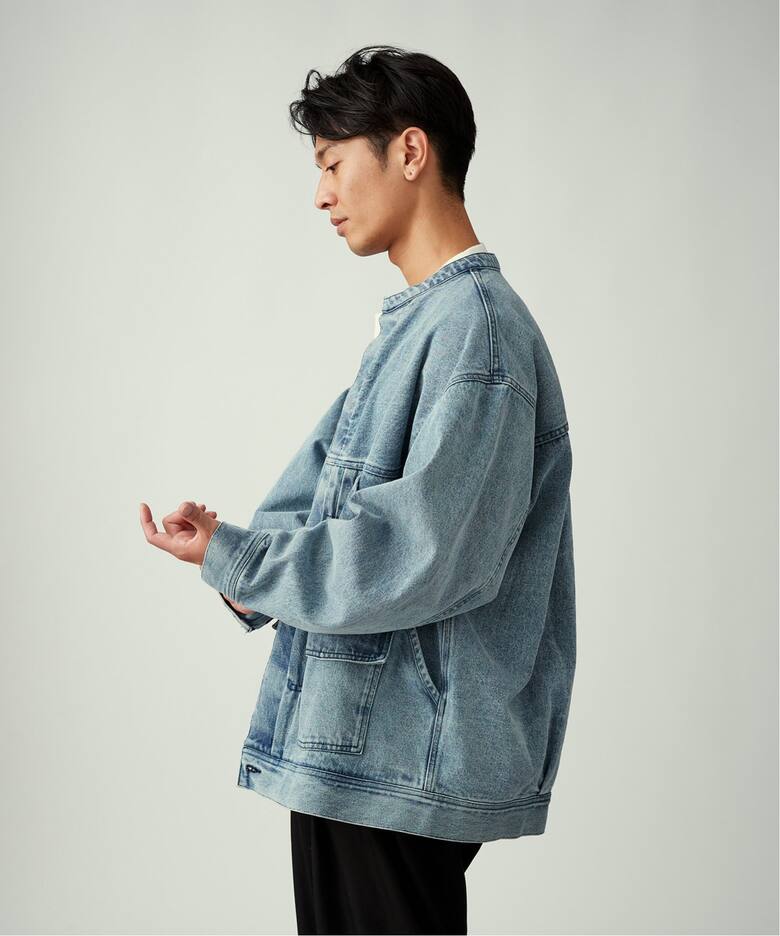 13oz DENIM BIG ポケットジャケット（デニムジャケット）｜B.C STOCK  