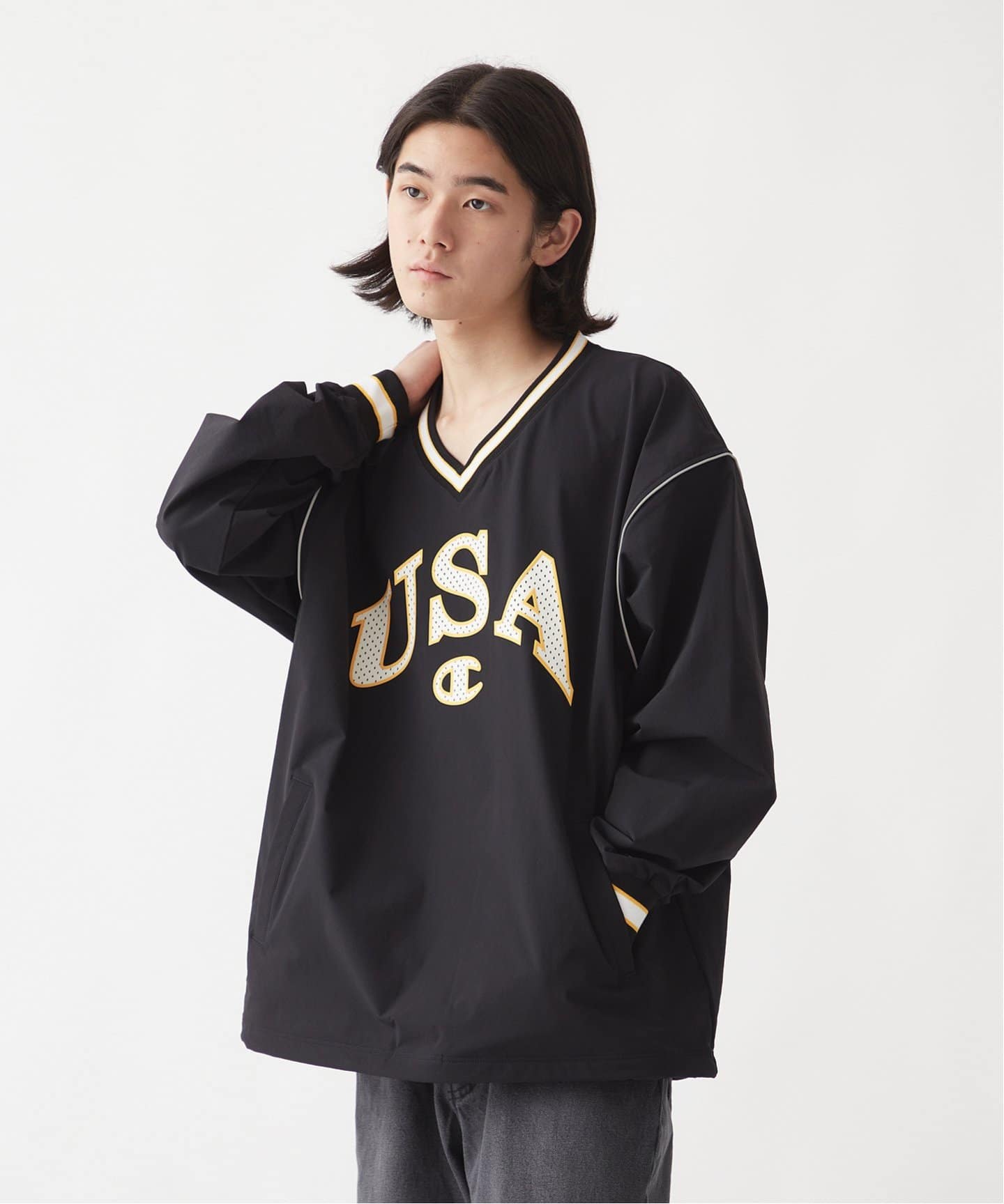 Champion ACTION STYLE Vネックプルオーバー / C3-A616