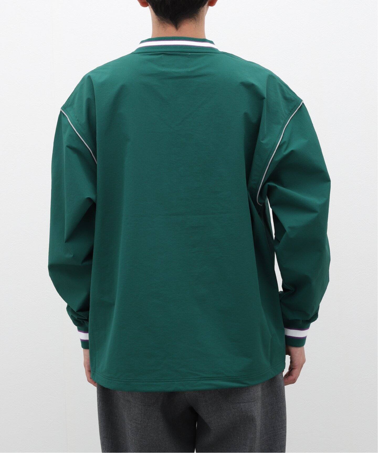 Champion✖️ XLARGEグリーン Vネック シャツ くだらない XL 