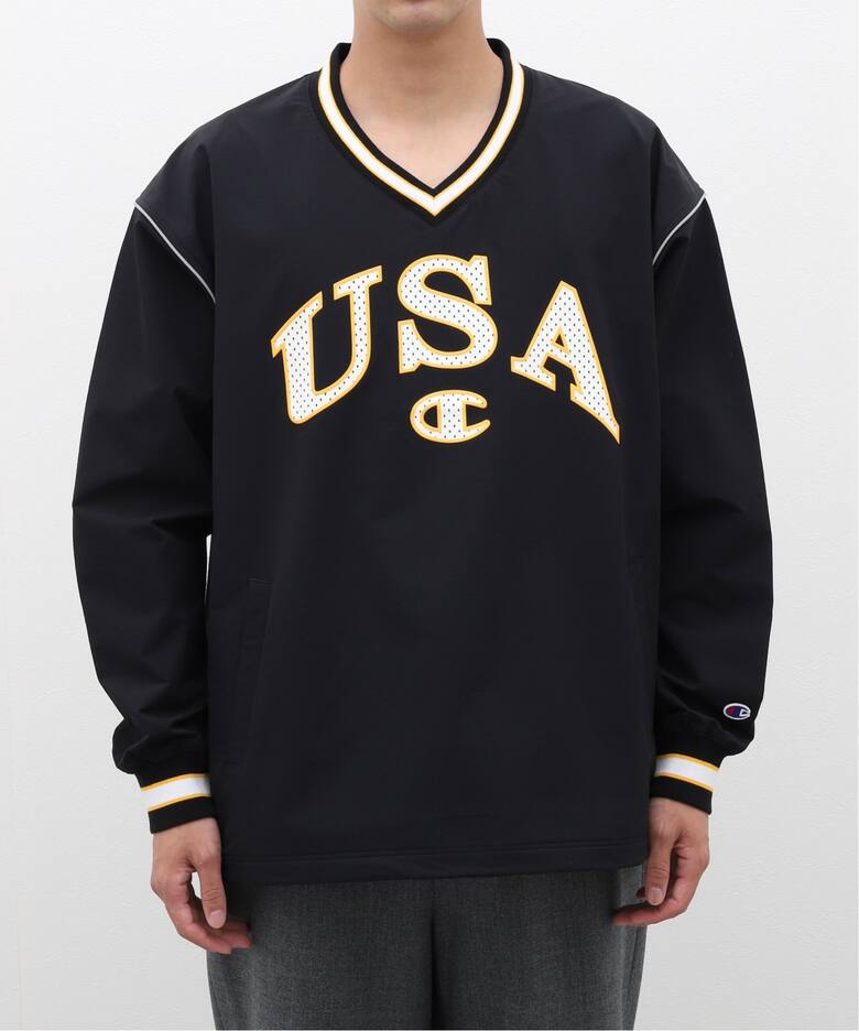 Champion ACTION STYLE Vネックプルオーバー / C3-A616（スウェット  
