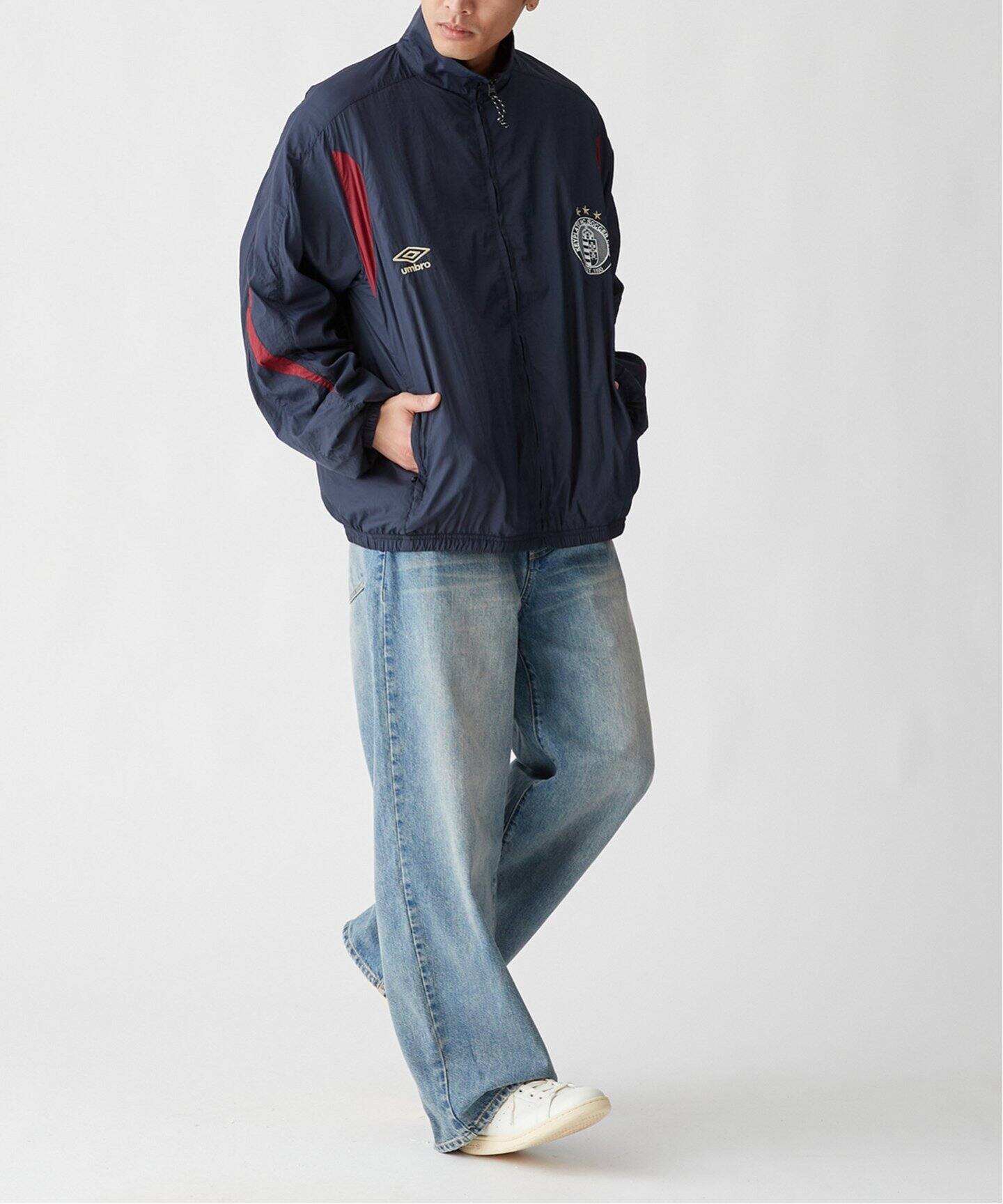 UMBRO別注 KEYPLATE トラックブルゾン（ナイロンジャケット）｜B.C  