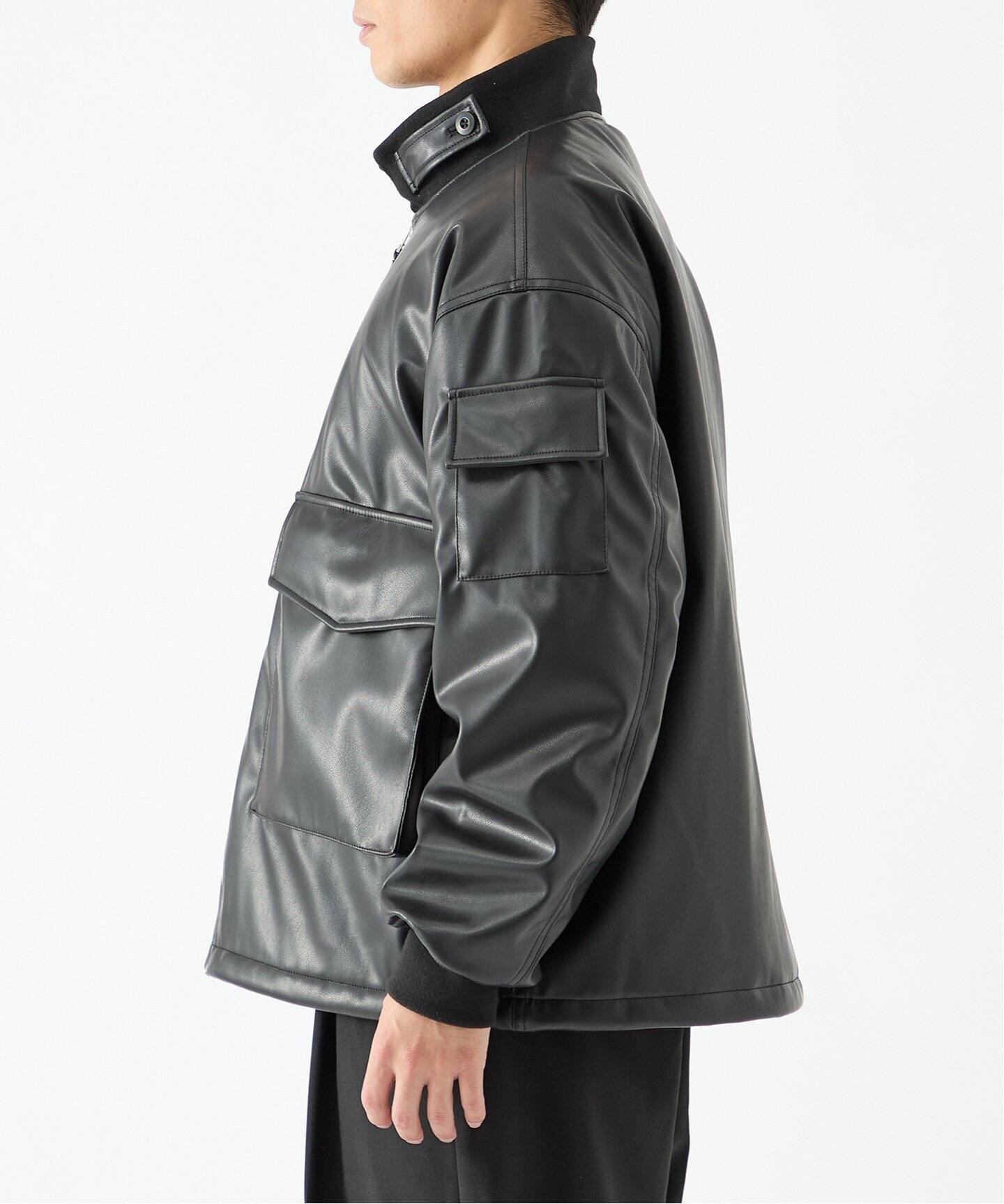 CALIFORNIA SPORTS WEAR別注 G-8FAKE LEATHER（レザージャケット 