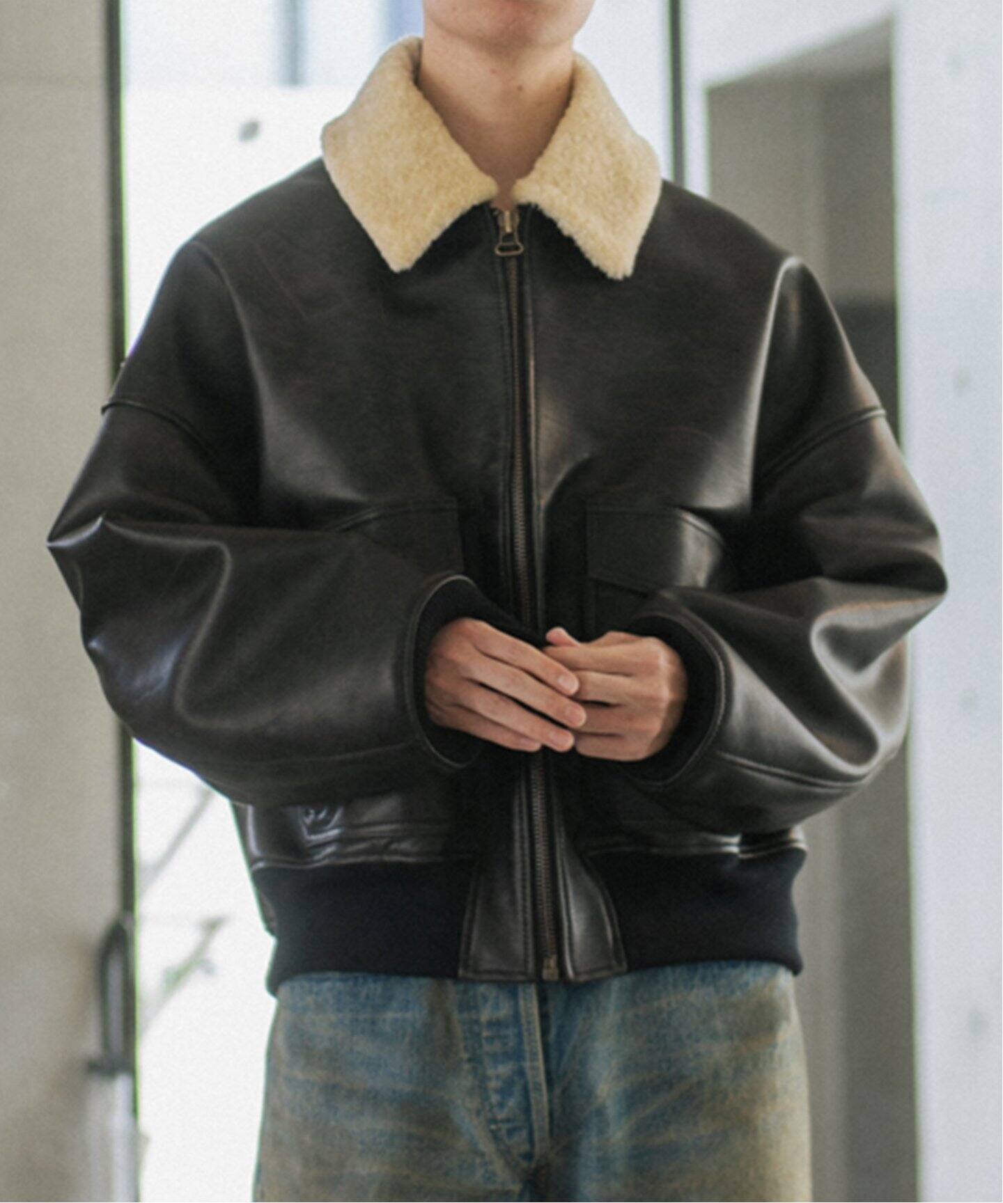 refomed / リフォメッド H-M-D CASTRO LEATHER JAMPER（レザー  