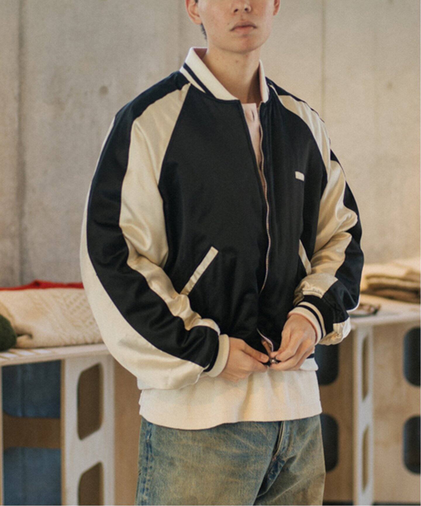 refomed / リフォメッド REVERSIBLE STADIUM JAMPER（スタジャン  