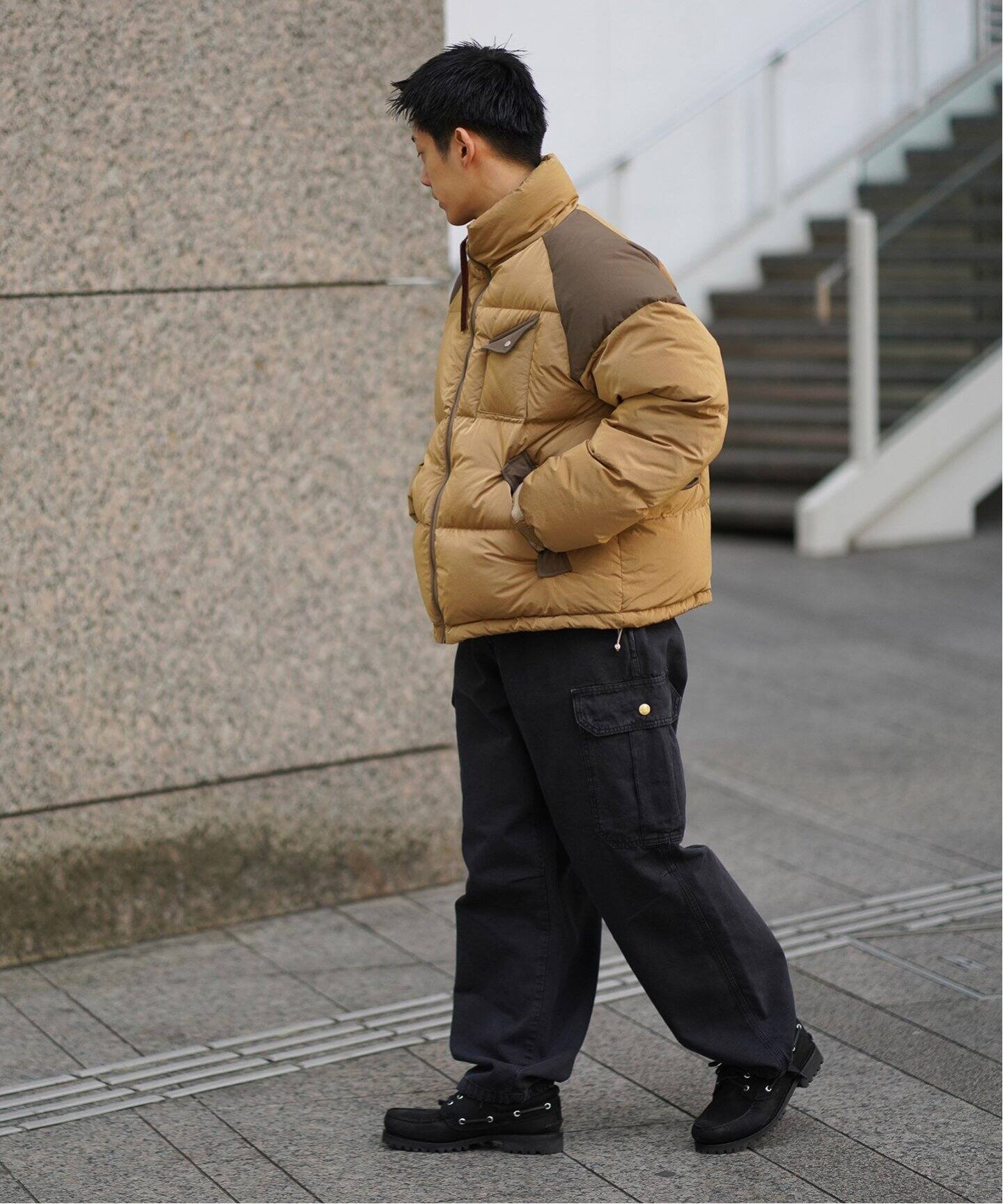 Name./ネーム BICOLOR DOWN JACKET（ダウンジャケット）｜JOINT WORKS 