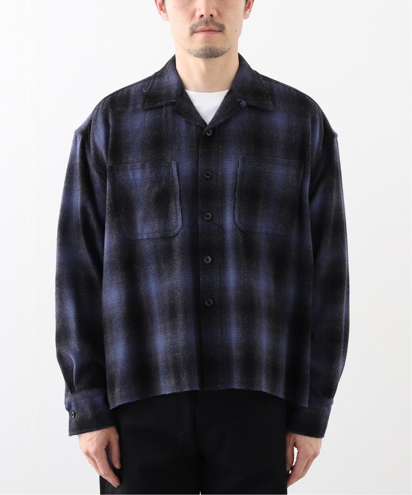 Name./ネーム WOOL OMBRE CUT-OFF SHORT SHIRT（その他ブルゾン 