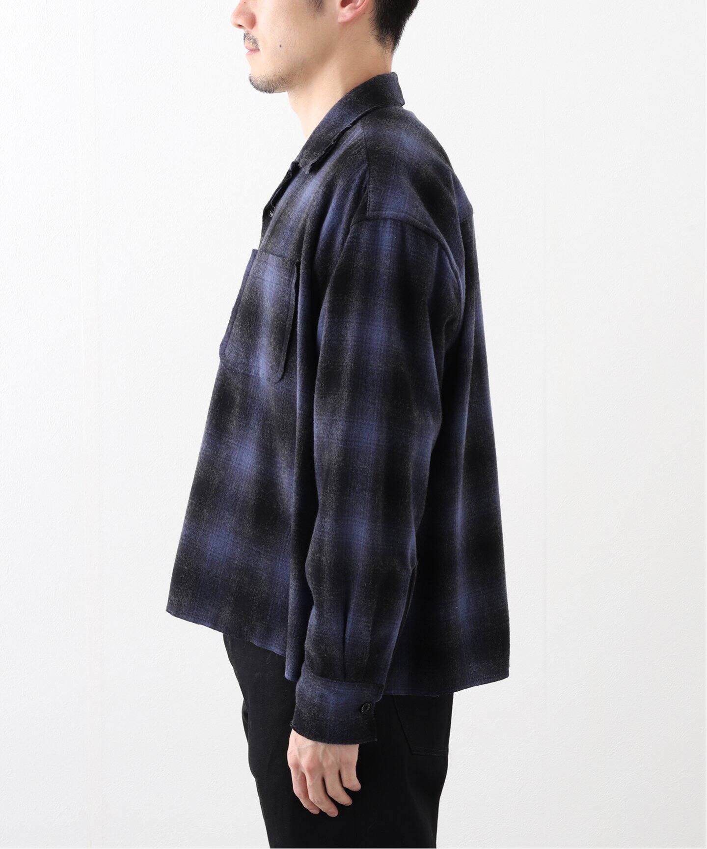 Name./ネーム WOOL OMBRE CUT-OFF SHORT SHIRT（その他ブルゾン  