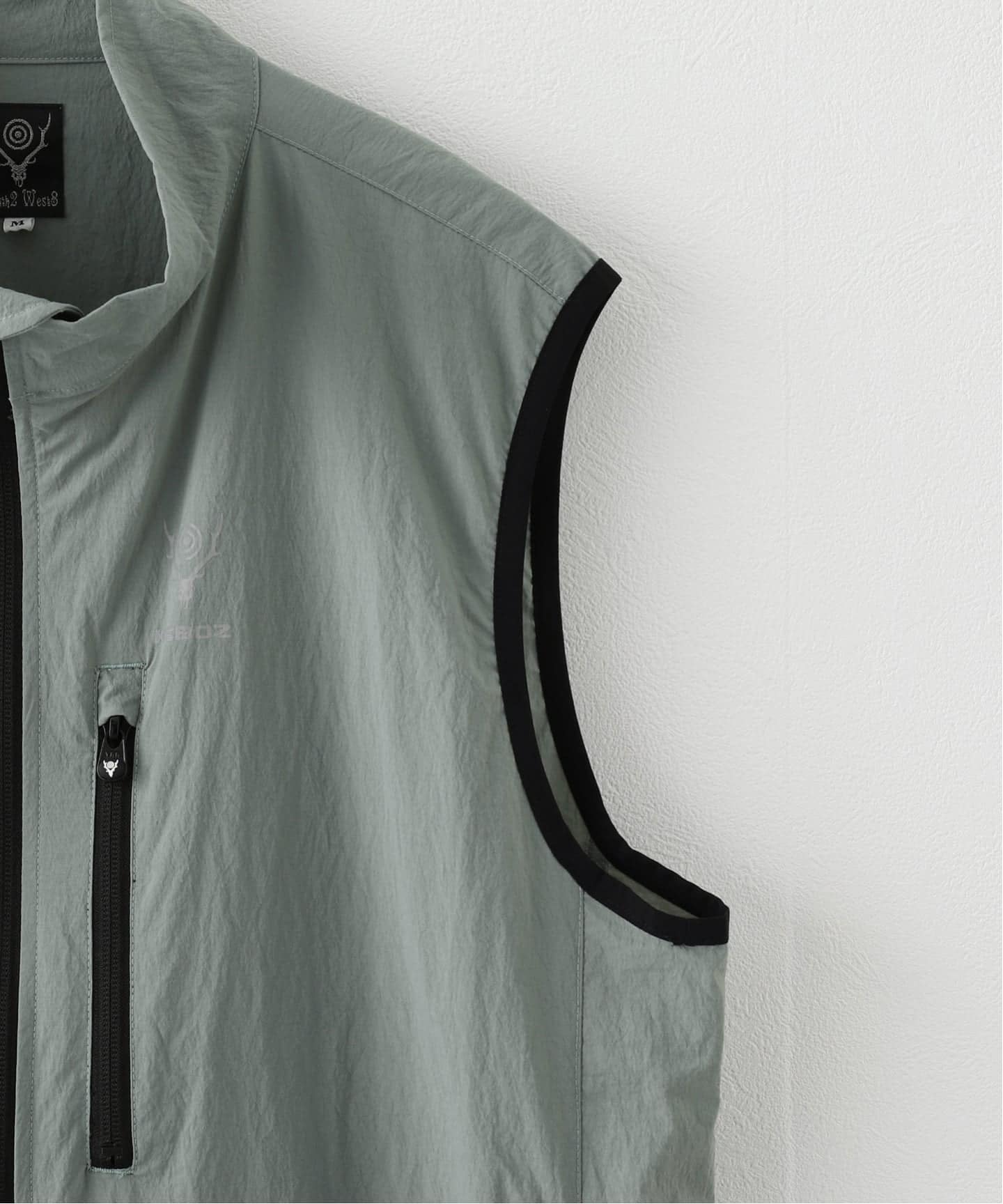 【希少カラー】South2 West8 Packable Vest M オリーブ ユーティリティ性が魅力の〈SOUTH2 WEST8〉 パッカブルシリーズ