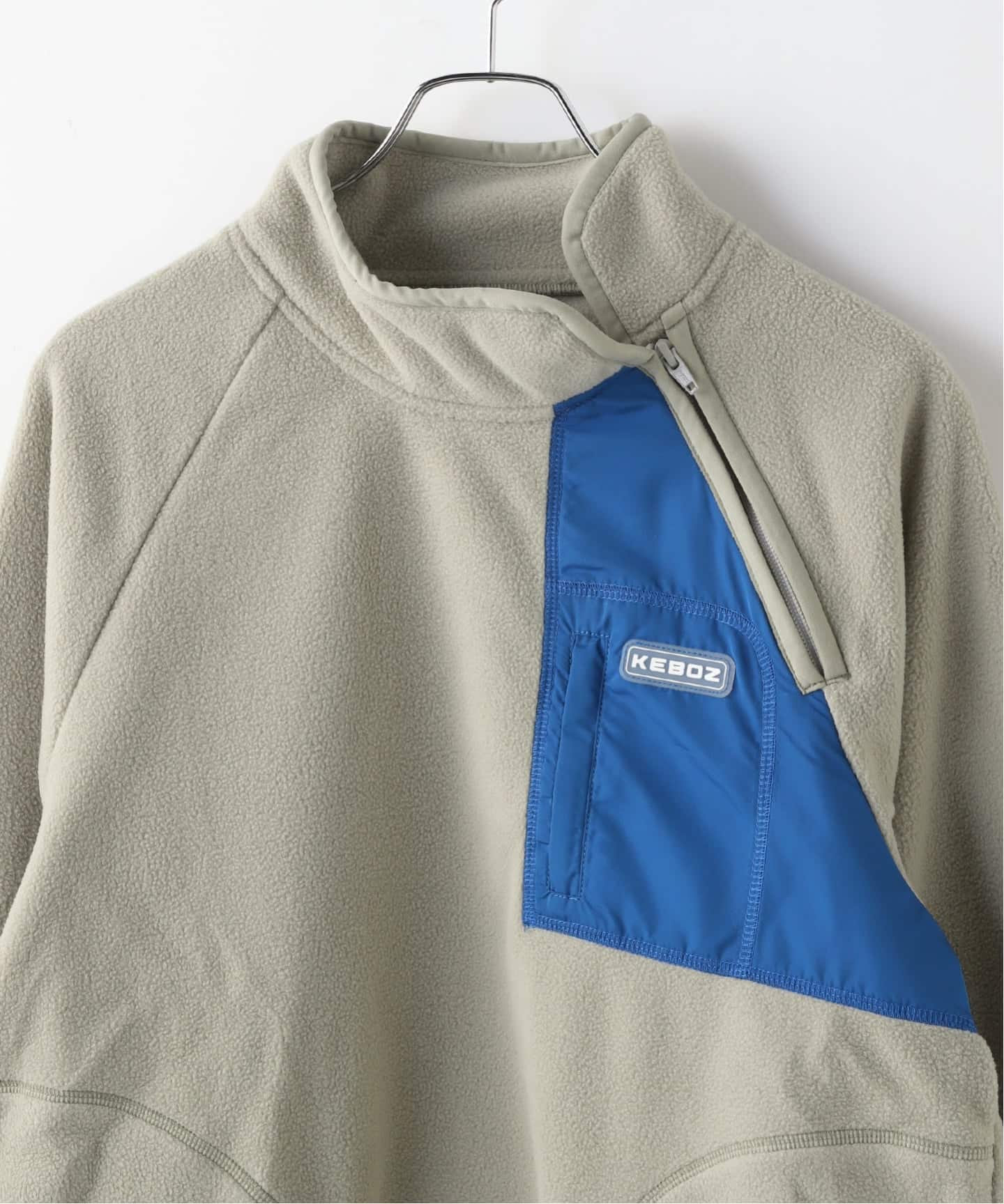 KEBOZ NECK ZIP FLEECE PULLOVER（その他ブルゾン／アウター）｜B.C