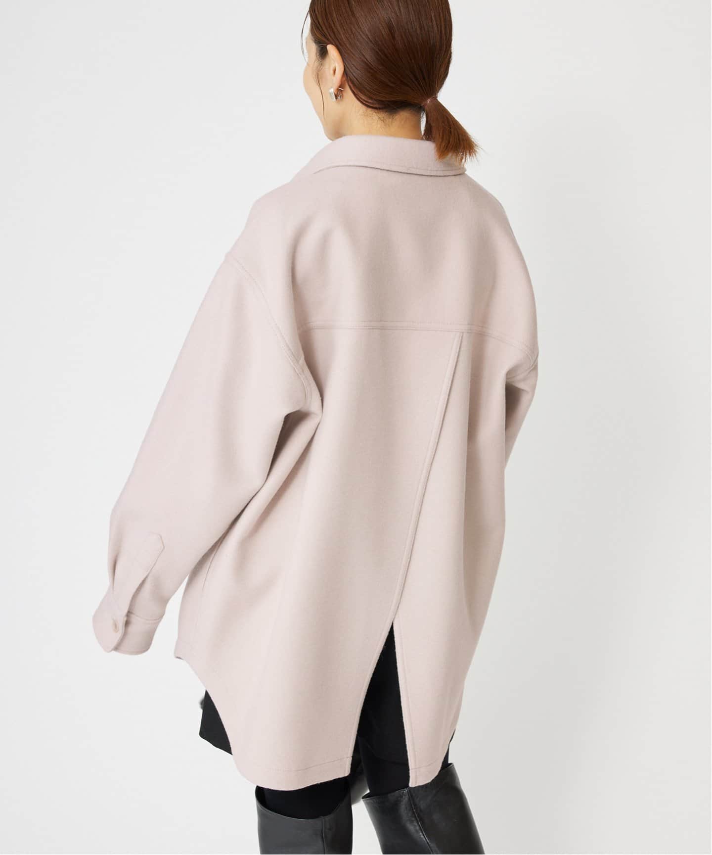 イエナ　ほぼ新品　完売品　ショートビーバーシャツブルゾン ショートビーバーシャツブルゾン（シャツ／ブラウス）｜IENA