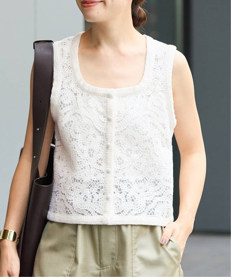モールエンブロイダリーベスト（ベスト）｜IENA（イエナ）の通販  