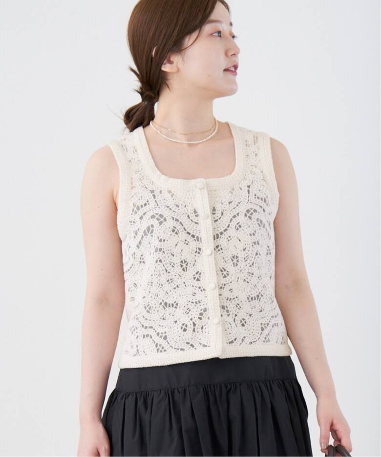 モールエンブロイダリーベスト（ベスト）｜IENA（イエナ）の通販  