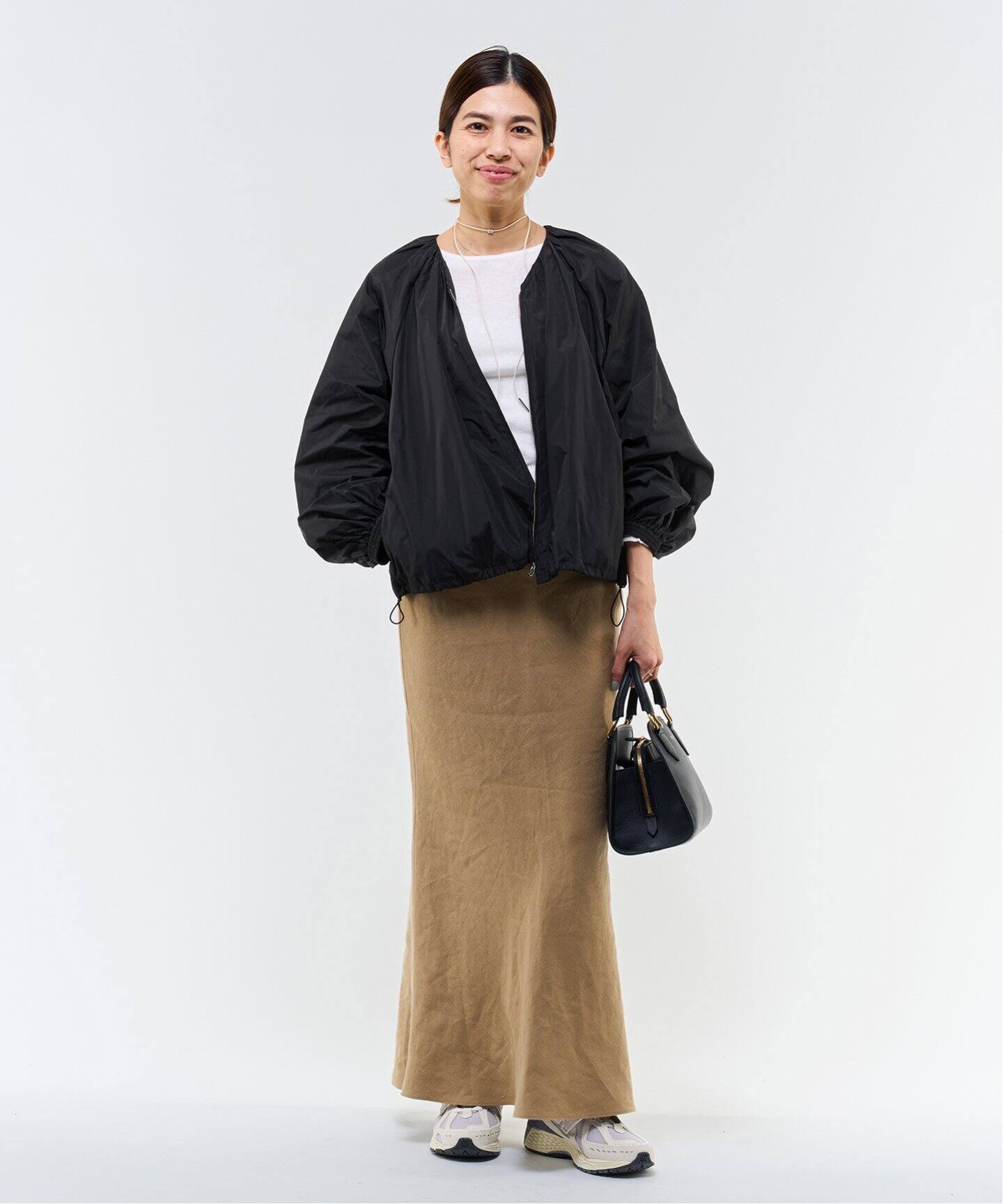 イエナの【Vネックタフタショートブルゾン】 IENA（イエナ）の「Vネックタフタショートブルゾン（ブルゾン