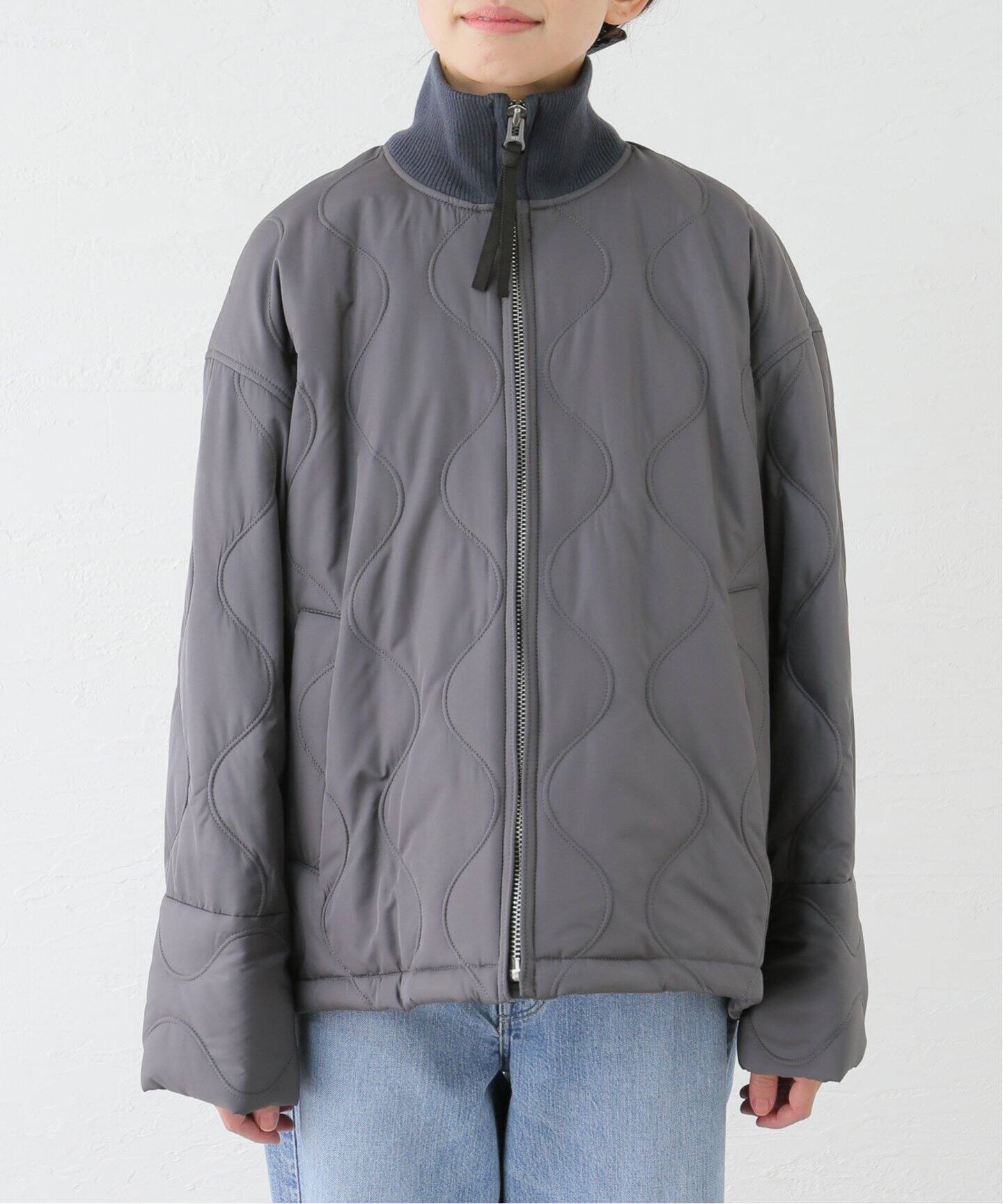 CALMER×MAISON IENA ZERODOWN ZIP BLOUSON（中綿・キルティング 