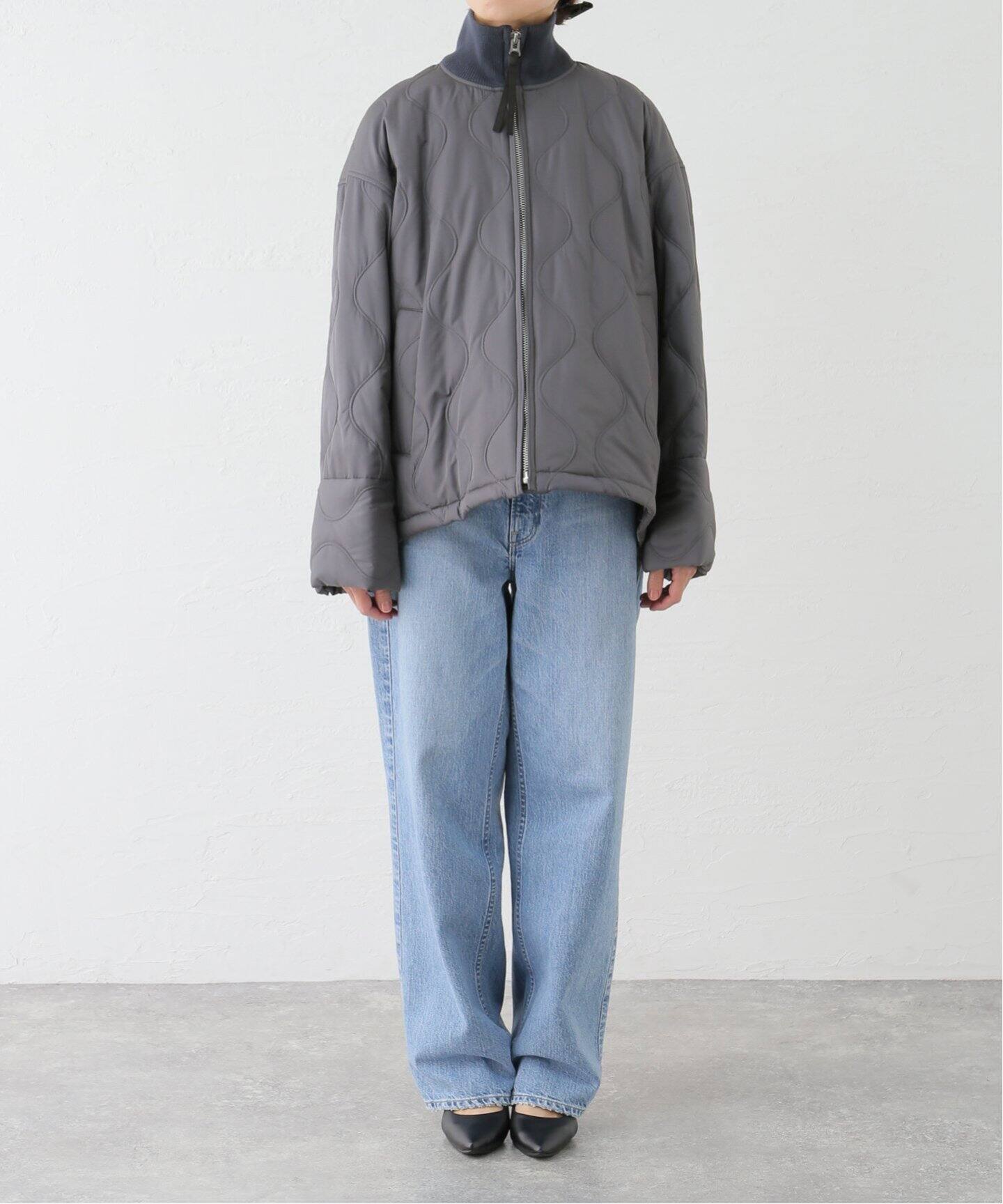 CALMER×MAISON IENA ZERODOWN ZIP BLOUSON（中綿・キルティング 