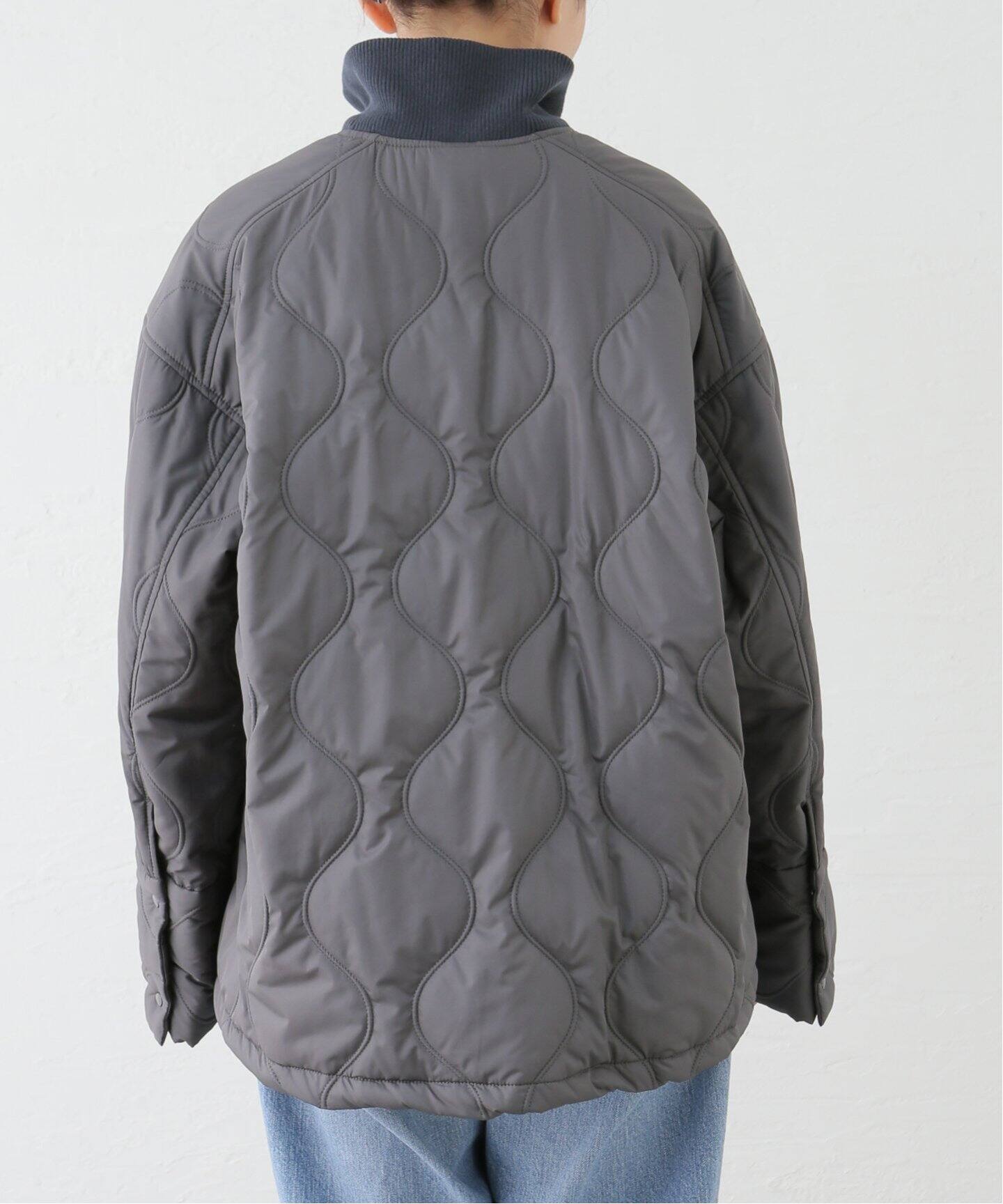 CALMER×MAISON IENA ZERODOWN ZIP BLOUSON（中綿・キルティング 