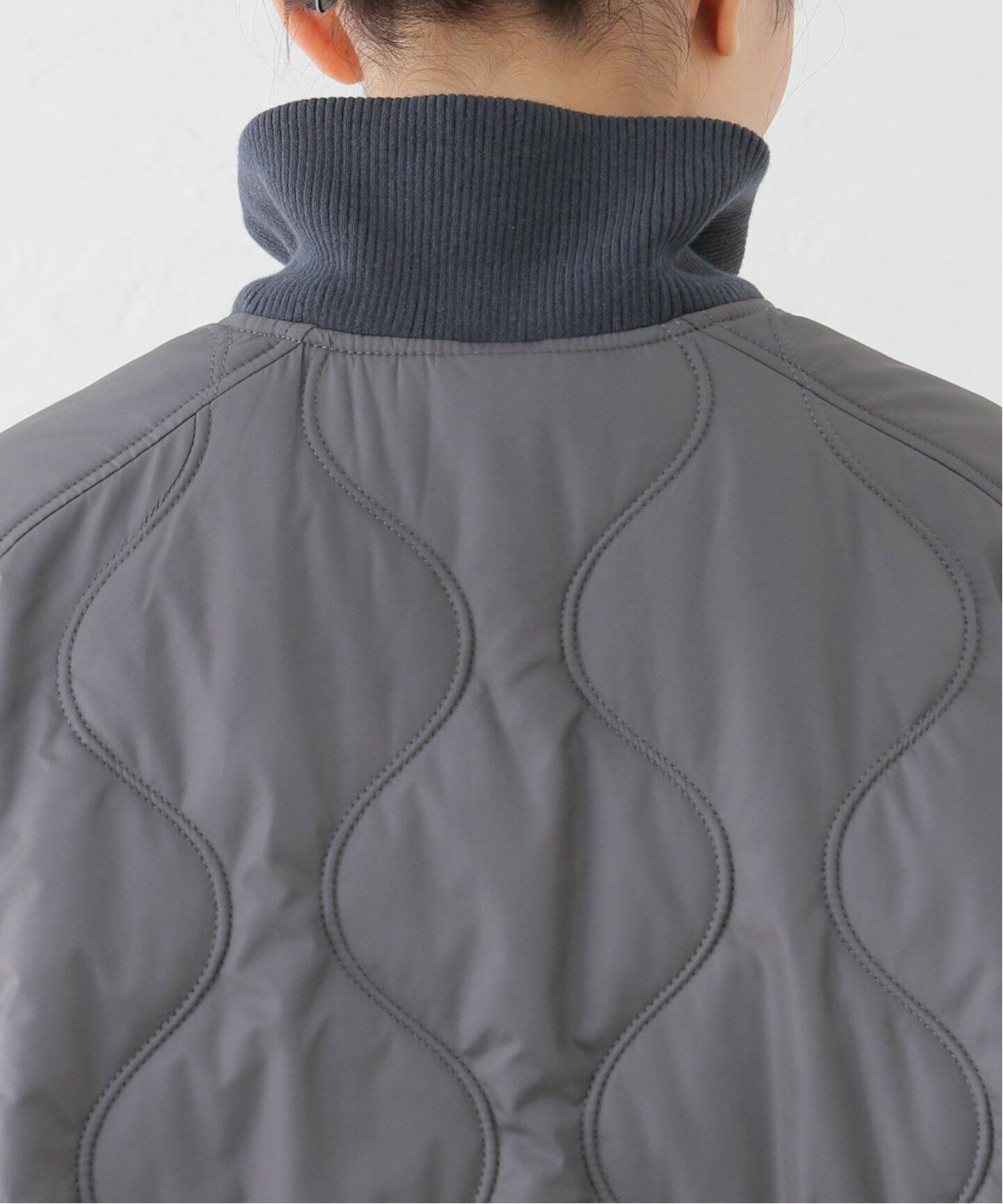CALMER×MAISON IENA ZERODOWN ZIP BLOUSON（中綿・キルティング 
