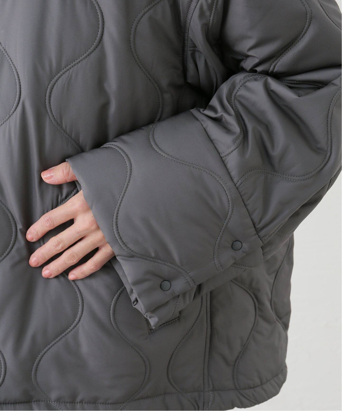 CALMER×MAISON IENA ZERODOWN ZIP BLOUSON（中綿・キルティング 