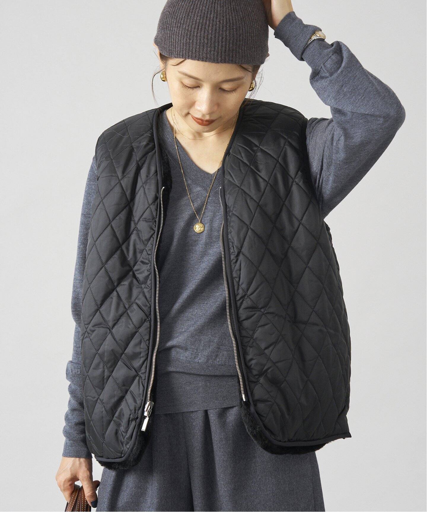 Barbour/バブアー QUILTED FUR GILET ベスト LGI0180（ベスト）｜IENA 