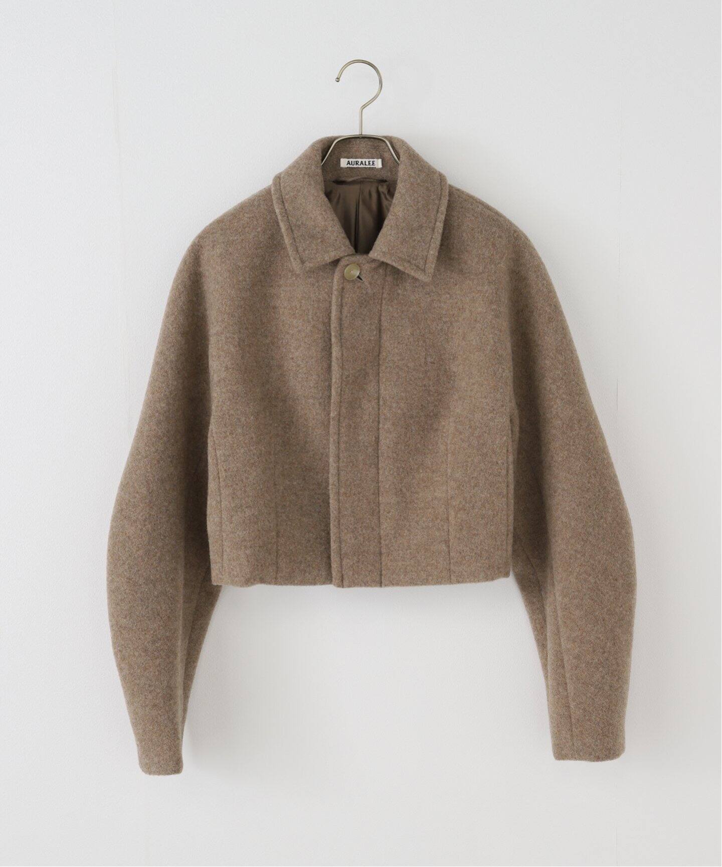 AURALEE/オーラリー SPONGE WOOL MELTON SHORT BZ ブルゾン #A24AB06SB 
